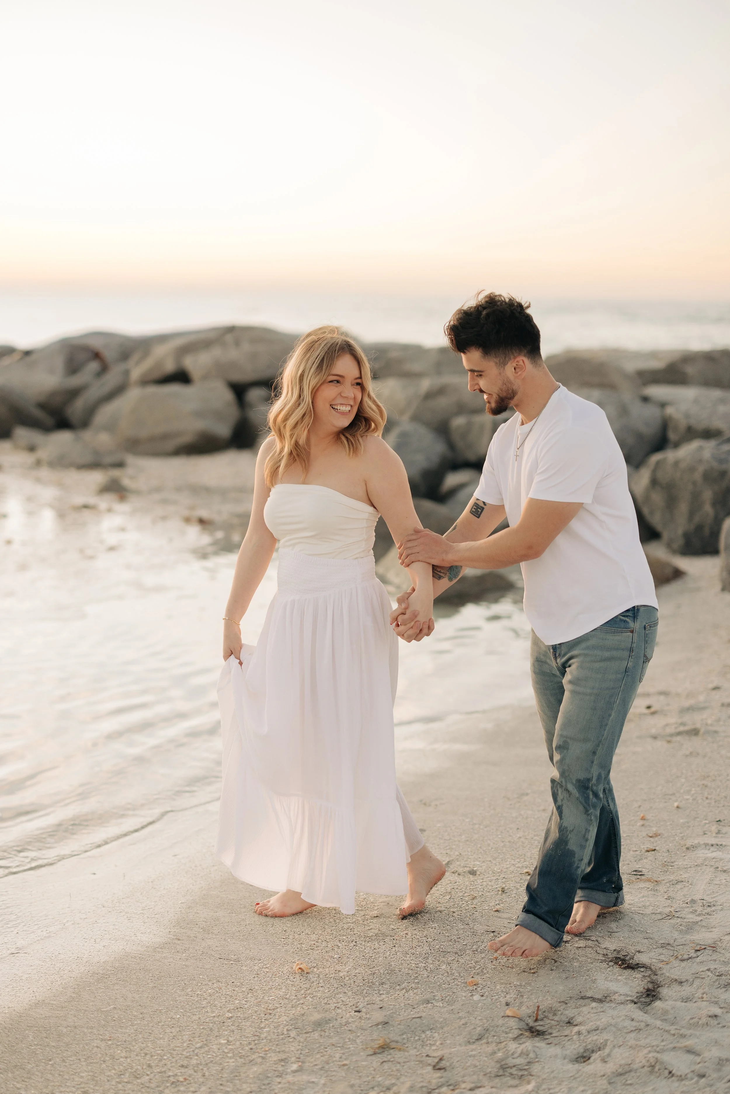 Hannah + Isaiah - Sarasota Engagement Photos - Beach Engagement Session - Mused Photo (168).jpg