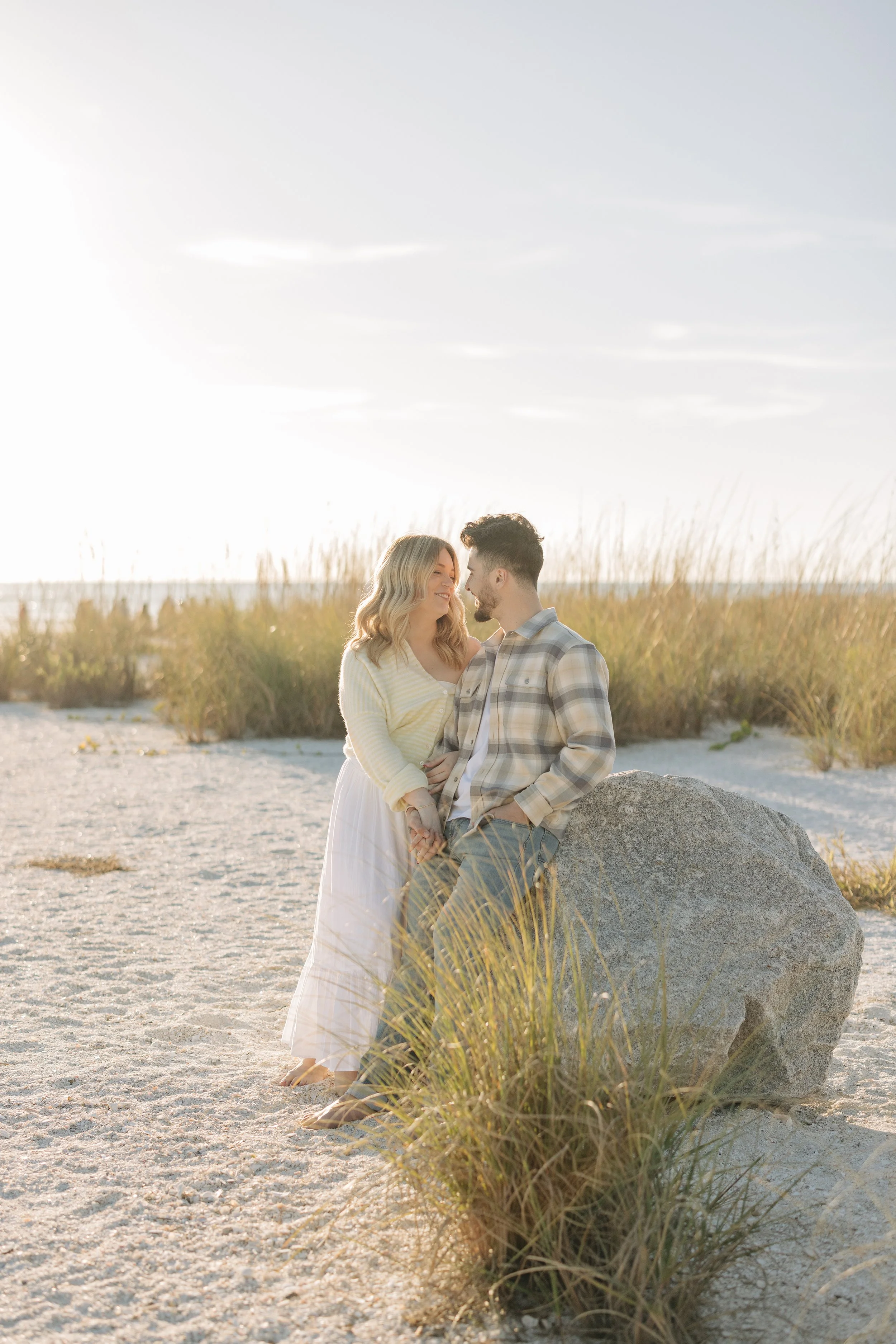 Hannah + Isaiah - Sarasota Engagement Photos - Beach Engagement Session - Mused Photo (24).jpg