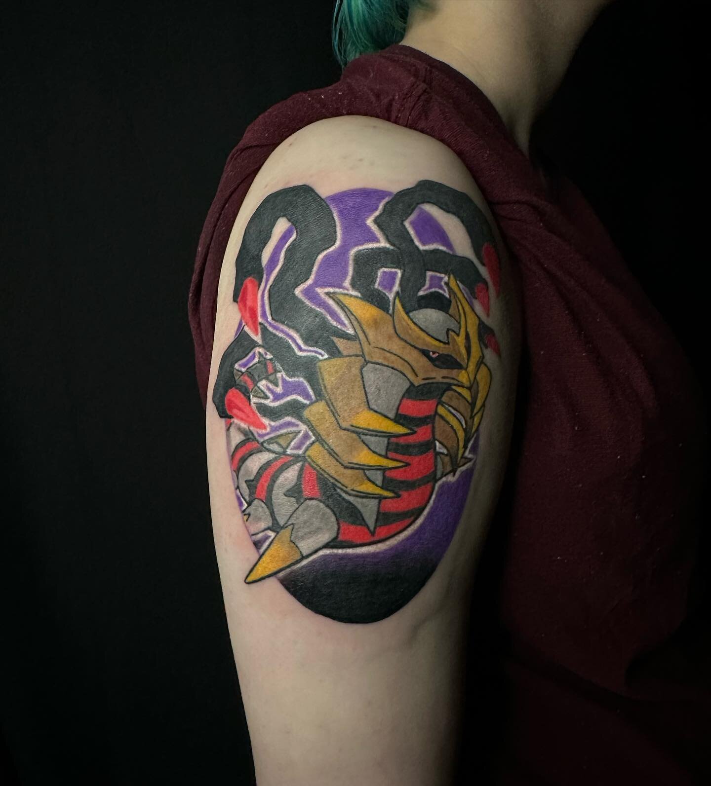 Pokemon GIRATINA  Pokemon tattoo, Pokemon, Original tattoos