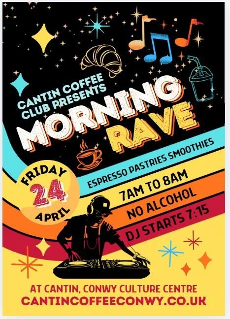 Cantin Coffee Club Presents Morning Rave
