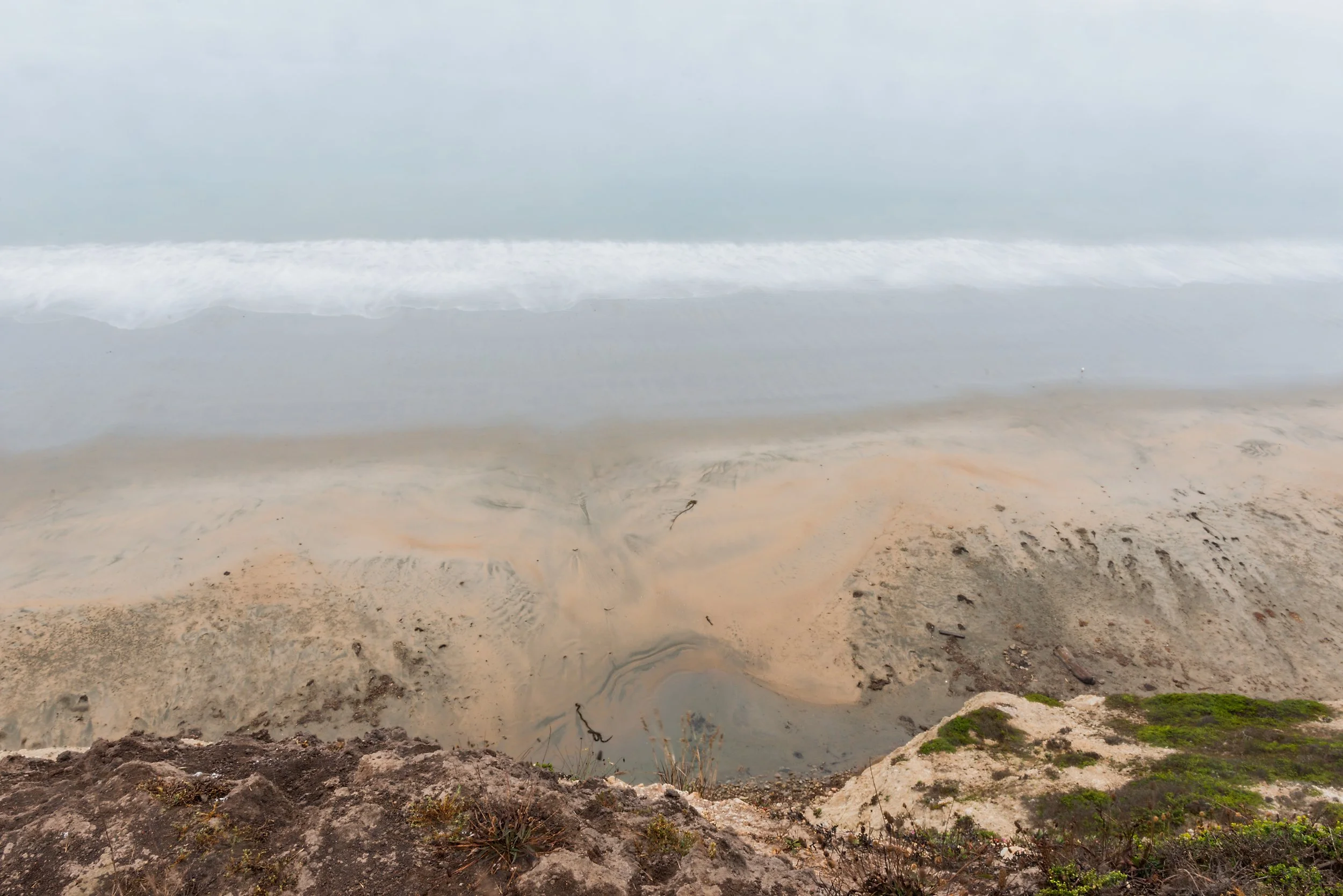 Sandstone Cliffs on Drakes Bay, Point Reyes National Seashore