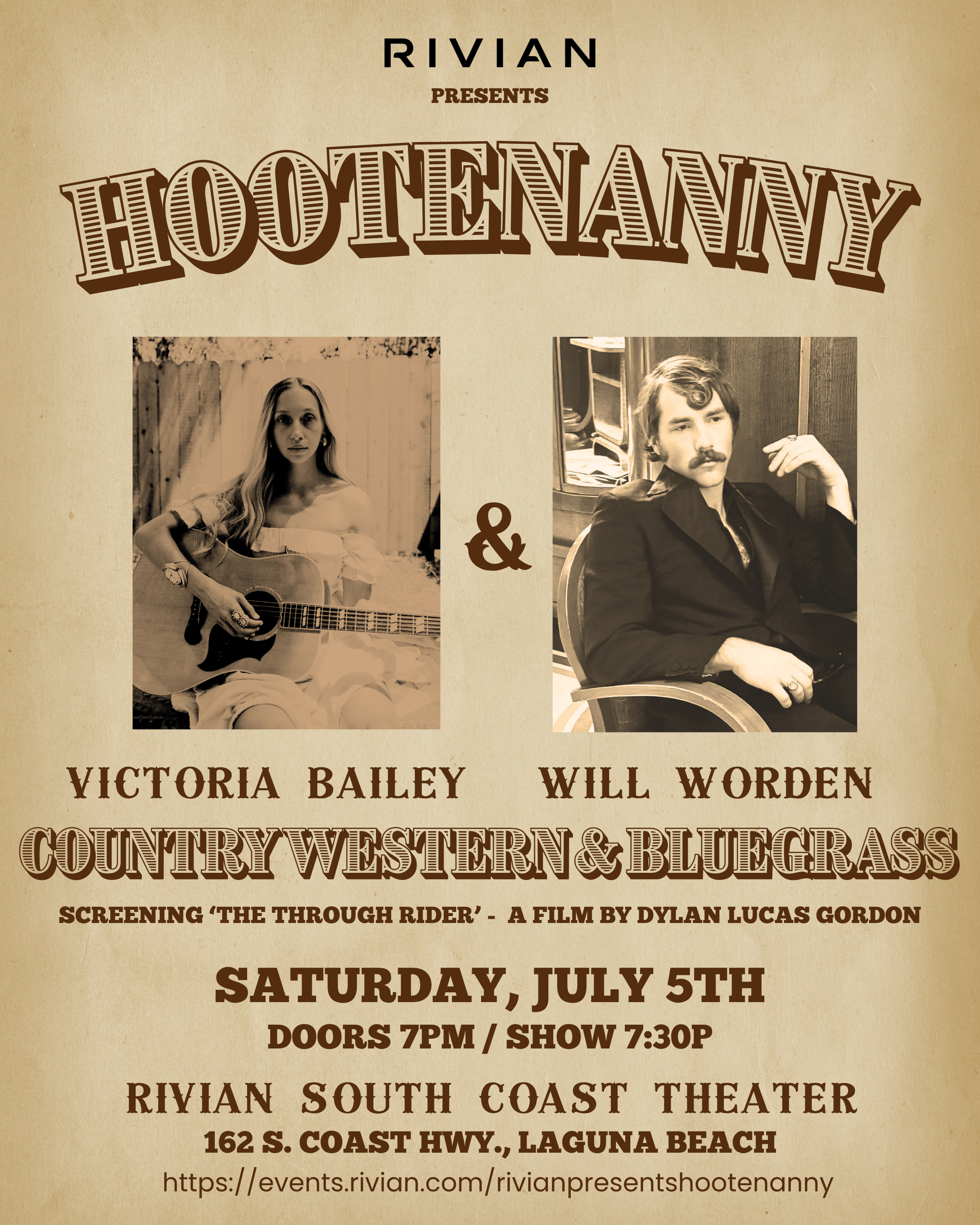 Country Western & Bluegrass with Victoria Bailey and Will Worden