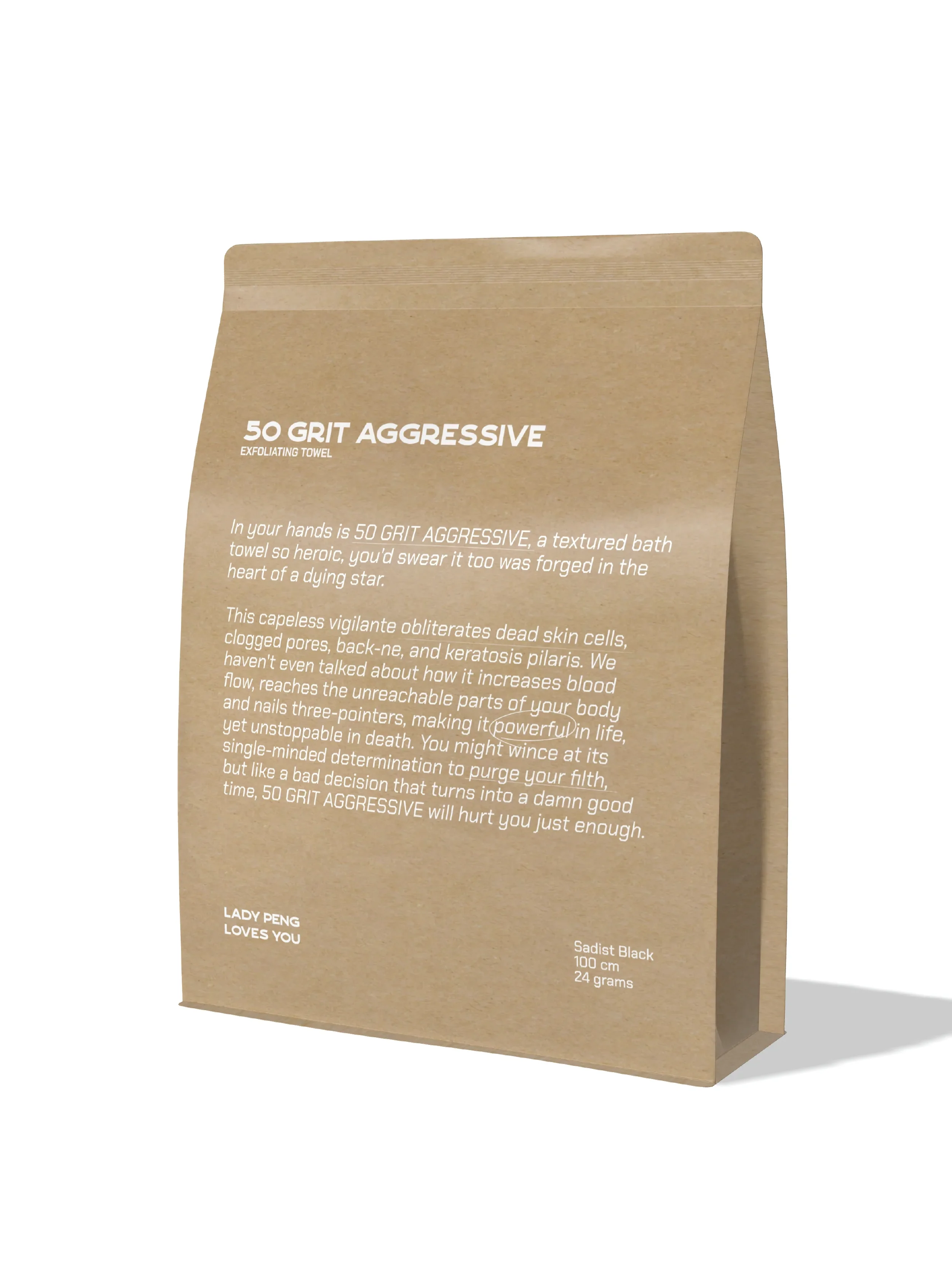 50 Grit Aggressive Exfoliating Towel