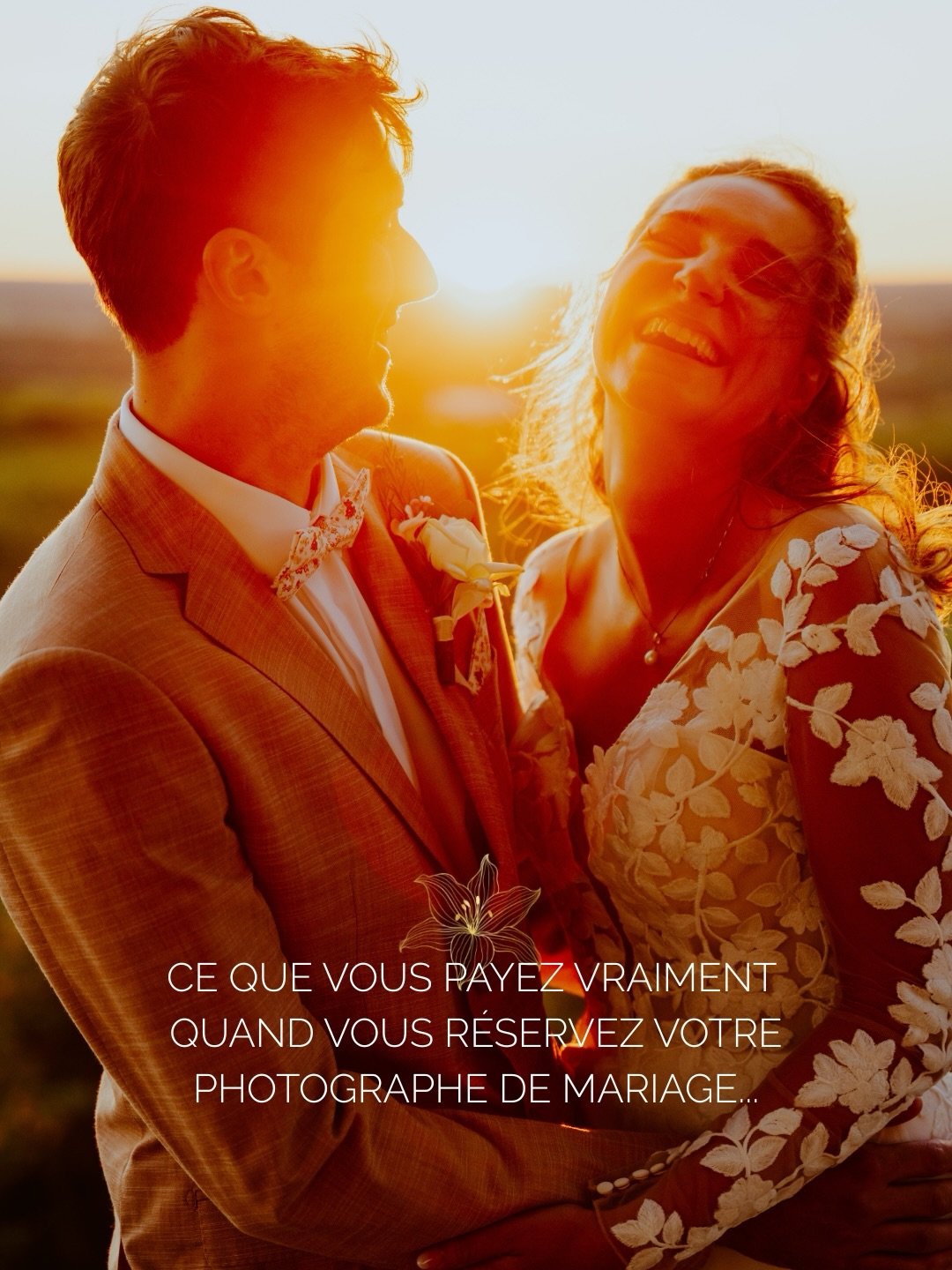 Ce que vous investissez r&eacute;ellement lorsque vous engagez un photographe pour votre mariage. ✨

Ce n&rsquo;est pas que des photos. 🤔
Vous choisissez une personne qui prend le temps de mieux vous conna&icirc;tre avant le grand jour. Des &eacute;
