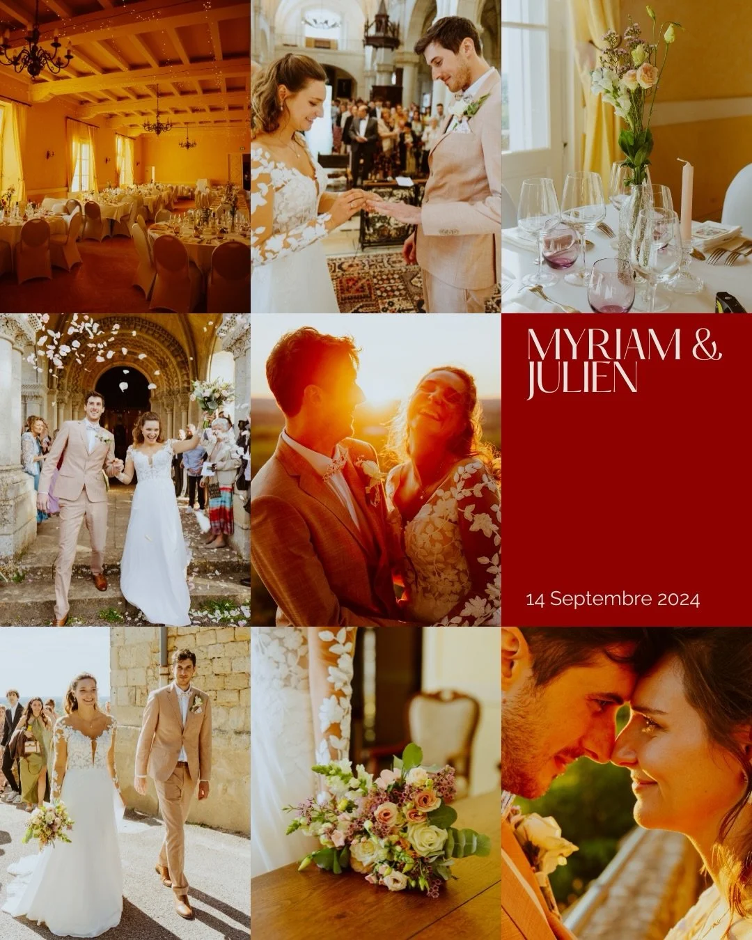 MYRIAM &amp; JULIEN 📸✨

J&rsquo;ai eu le plaisir d&rsquo;accompagner ce superbe couple lors de leur grand jour en septembre 2024, c&rsquo;est fou comme le temps file mais il &eacute;tait temps que je partage plus de ce mariage. 🥹✨

Entre la beaut&e