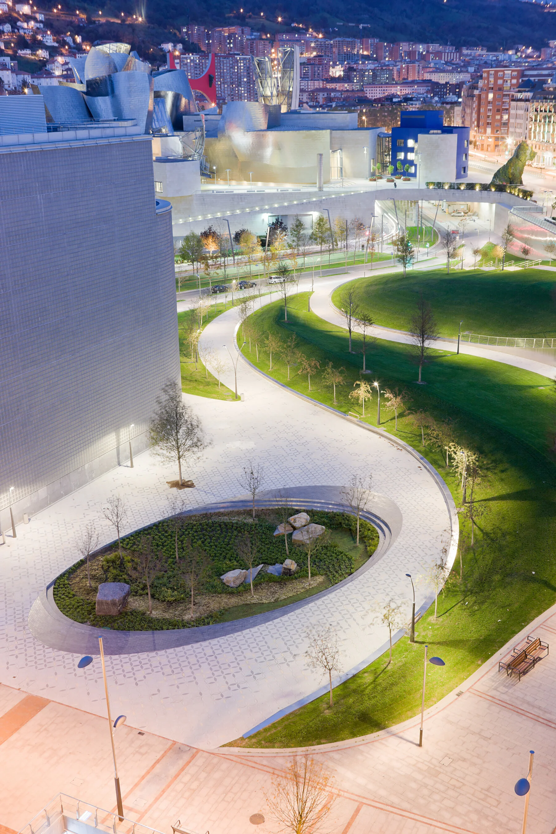 Jardin de musgo nocturno