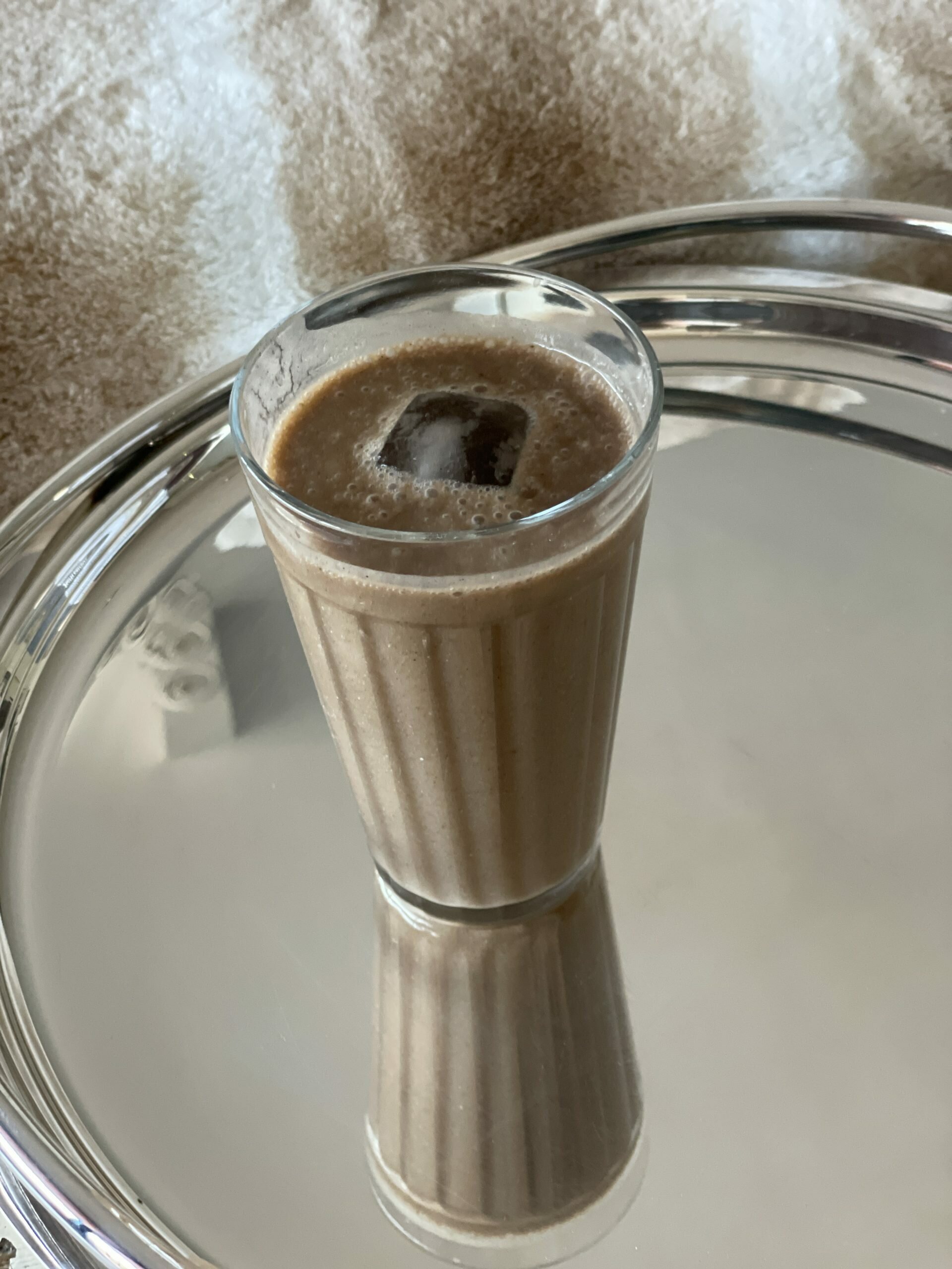 Receita de SMOOTHIE DE BANANA com Chocolate e Colágeno