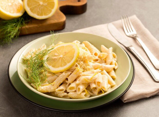 Macarrão com Limão Siciliano