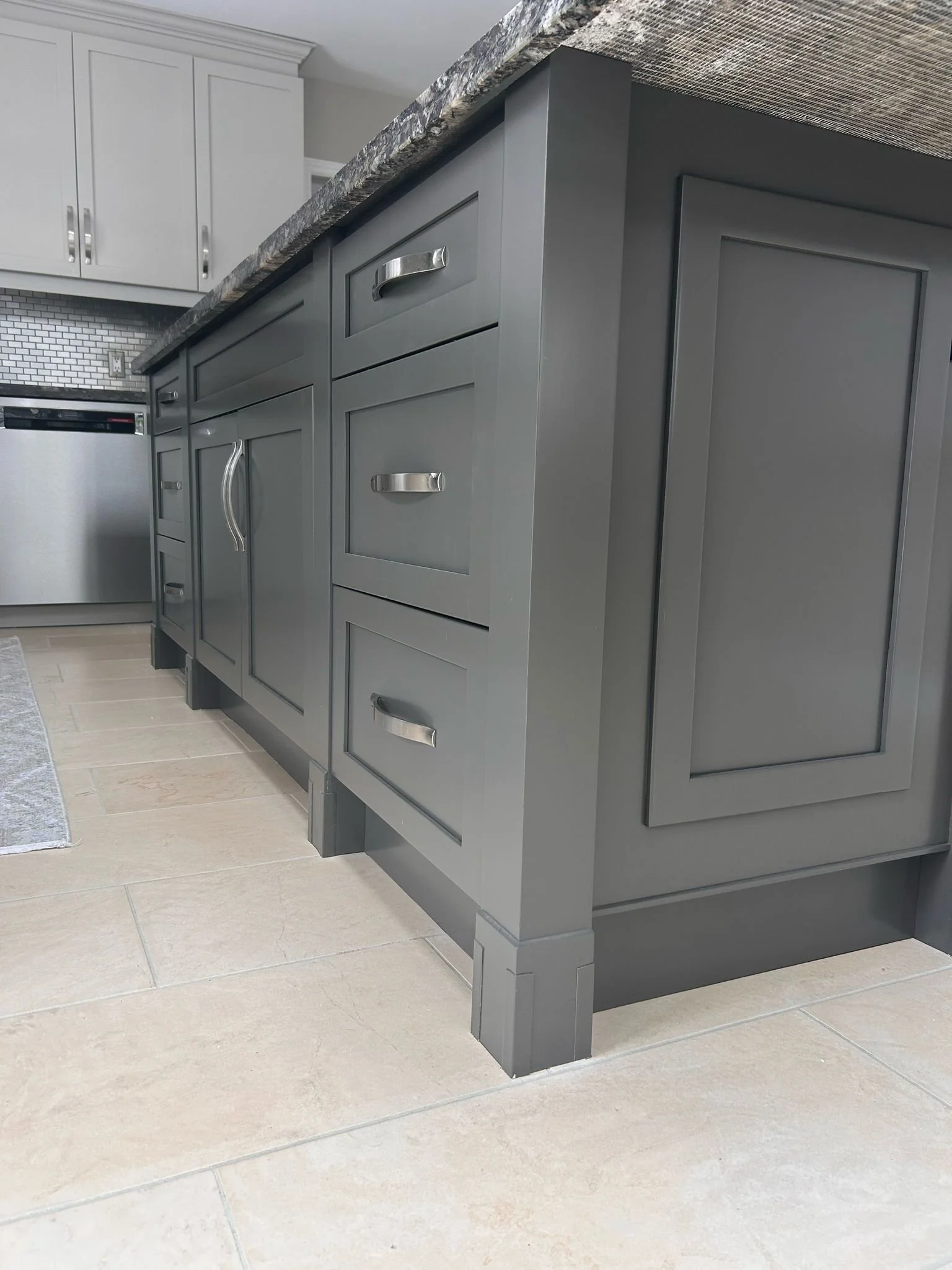 grey contrasts beautifully