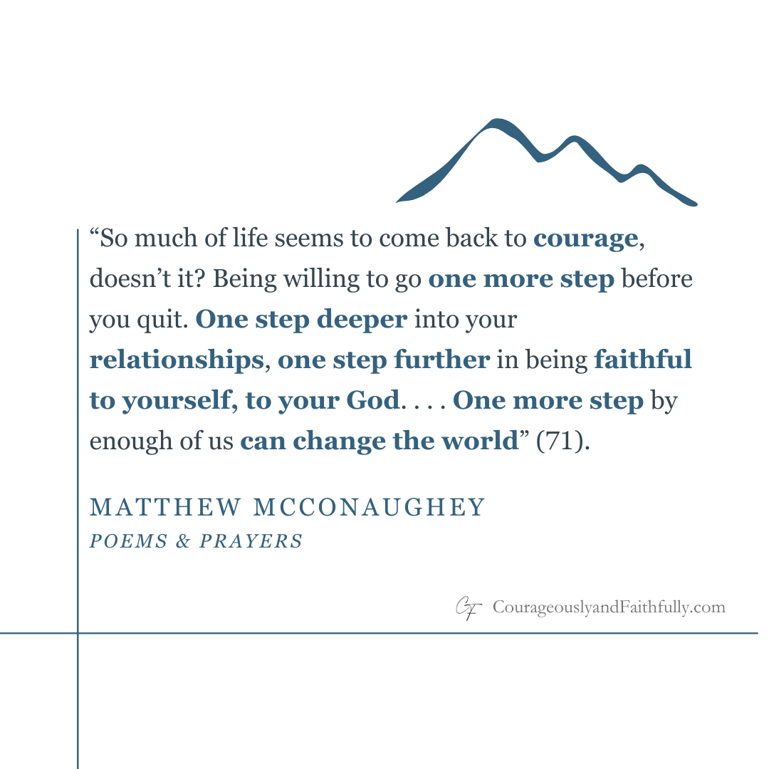 Matthew McConaughey quote on courage