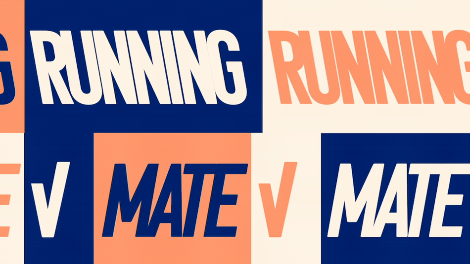 Running Mate: A US Election Podcast For Brits -  
Creative Director: Ivylise Simones, Art Manager: Yenwei Liu, Art Director: Dee Nacel, Motion Designer: Fredy Delgado Jr.