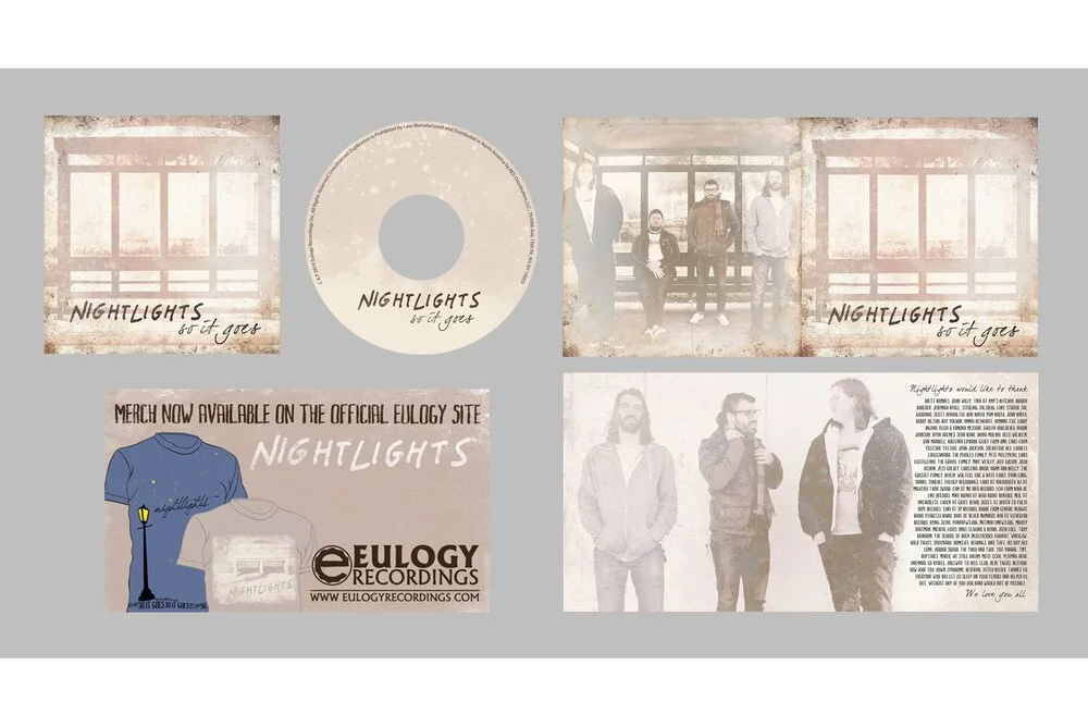CREATIVE DIRECTION + ALBUM DESIGN - NIGHLIGHTS
PHOTOGRAPHY, CREATIVE DIRECTION AND EXECUTION FOR CD AND VINYL ALBUM DESIGNS, AND DIGITAL ADVERTISEMENTS FOR THE BAND NIGHTLIGHTS