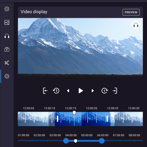 Live production UX/UI