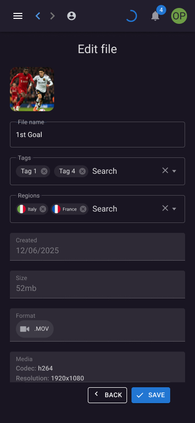 edit file mobile