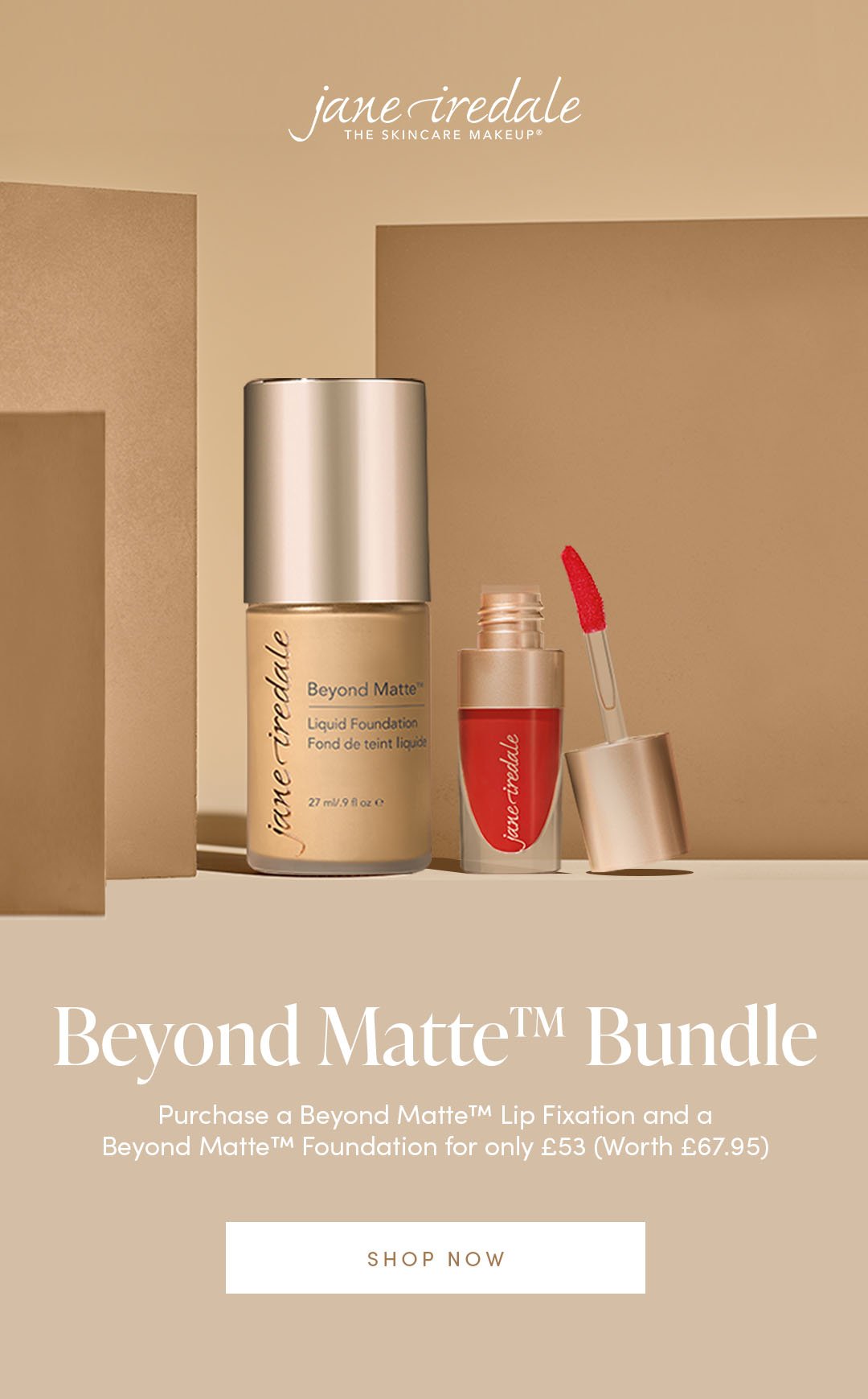 Jane Iredale beyond matte bundle promo for email.