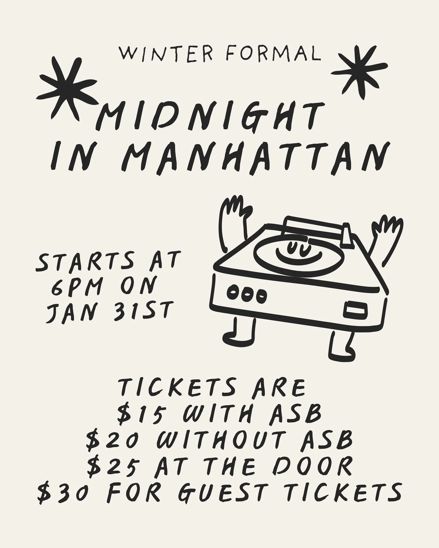 Eagles, come in for a snazzy night on January 31st. 🎷🎶

Tickets are on sale now on the LAHS web-store or the finance office! Ticket sale ends at 4:00pm on January 30th.

GUEST PASSES: https://docs.google.com/document/d/1imKooO8ai-fDxWamqm7iDhKqnwSQ