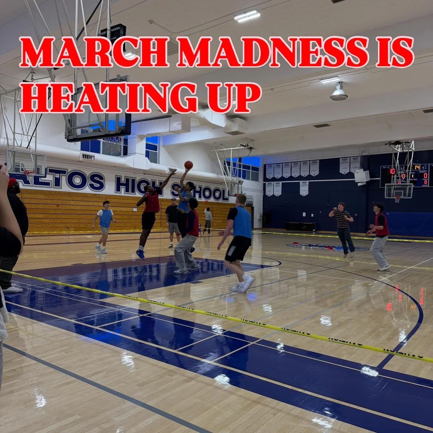 What: MARCH MADNESS TOURNAMENT CHAMPIONSHIP GAME
When: at lunch
Where: the large gym
