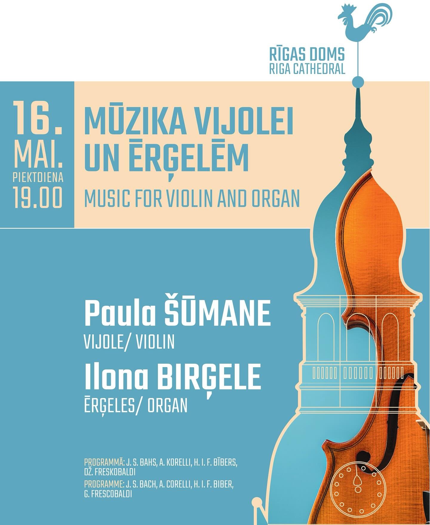 Late Renaissance and Baroque in Riga Cathedral #riga #latvia #concert #organ #violin
