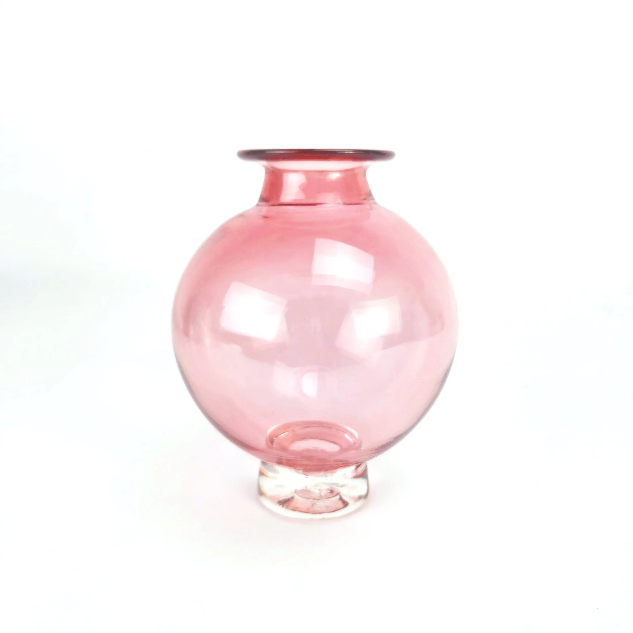 Pink Globe Bud Vase by Cristian Maldonado