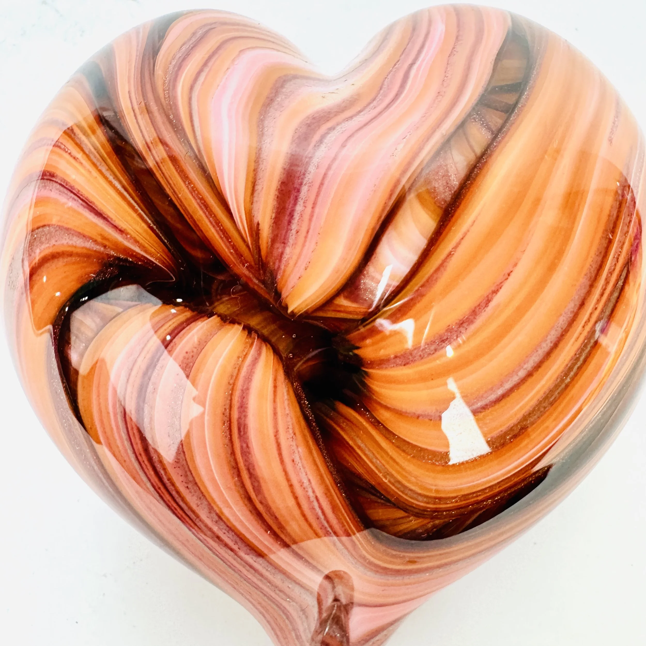 Sparkle Apricot Heart (HGA x Courage Unfolded)