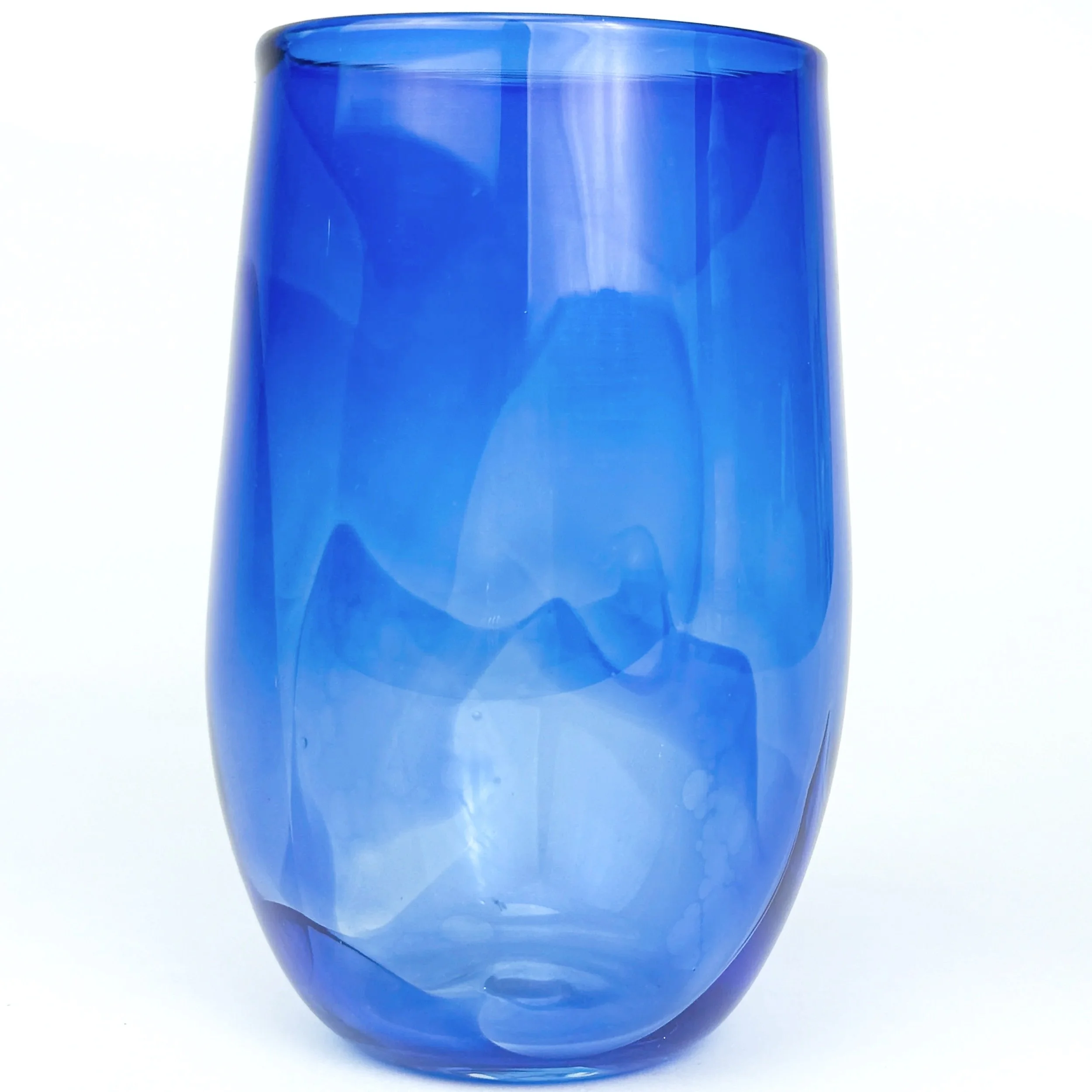 Cobalt Blue Transparent Cup by Paige Browning