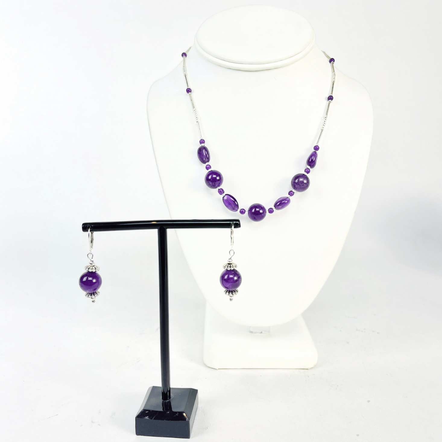 Sterling Amethyst Set