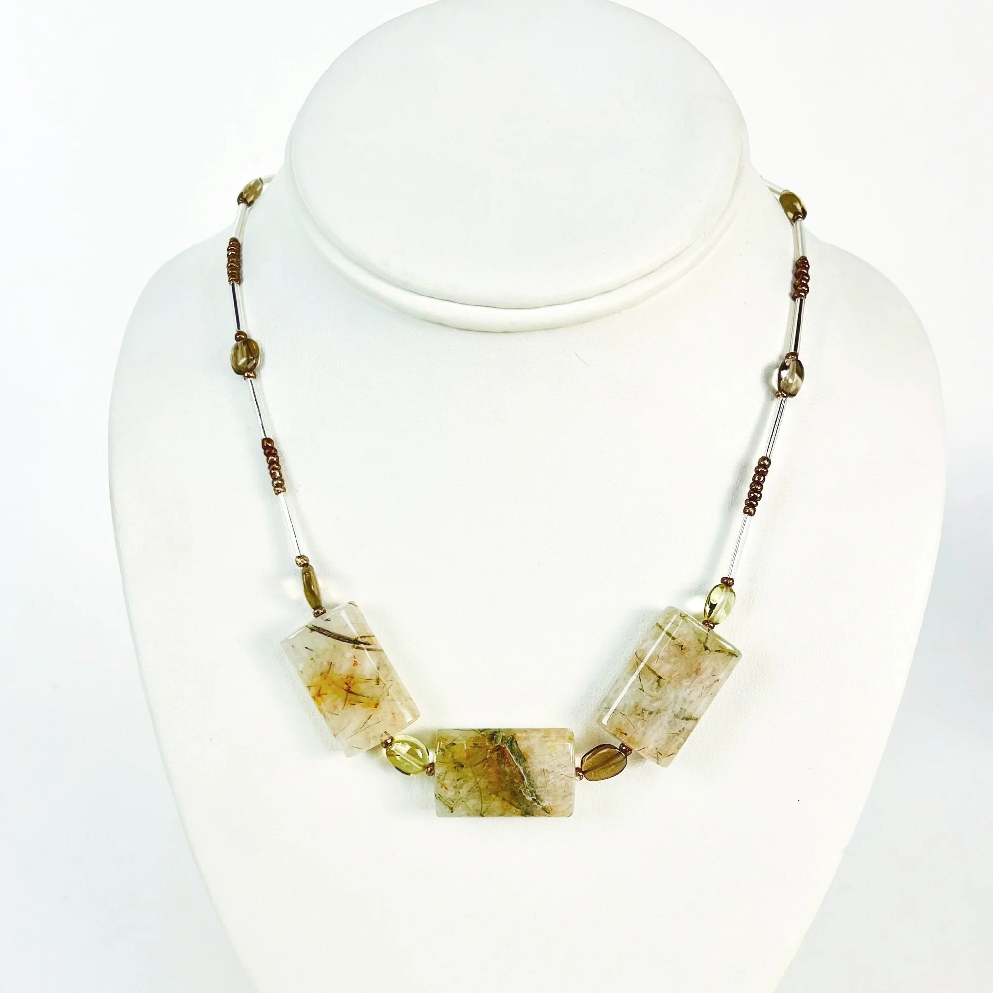 Artisan Quartz Necklace by Connie's Jewelry