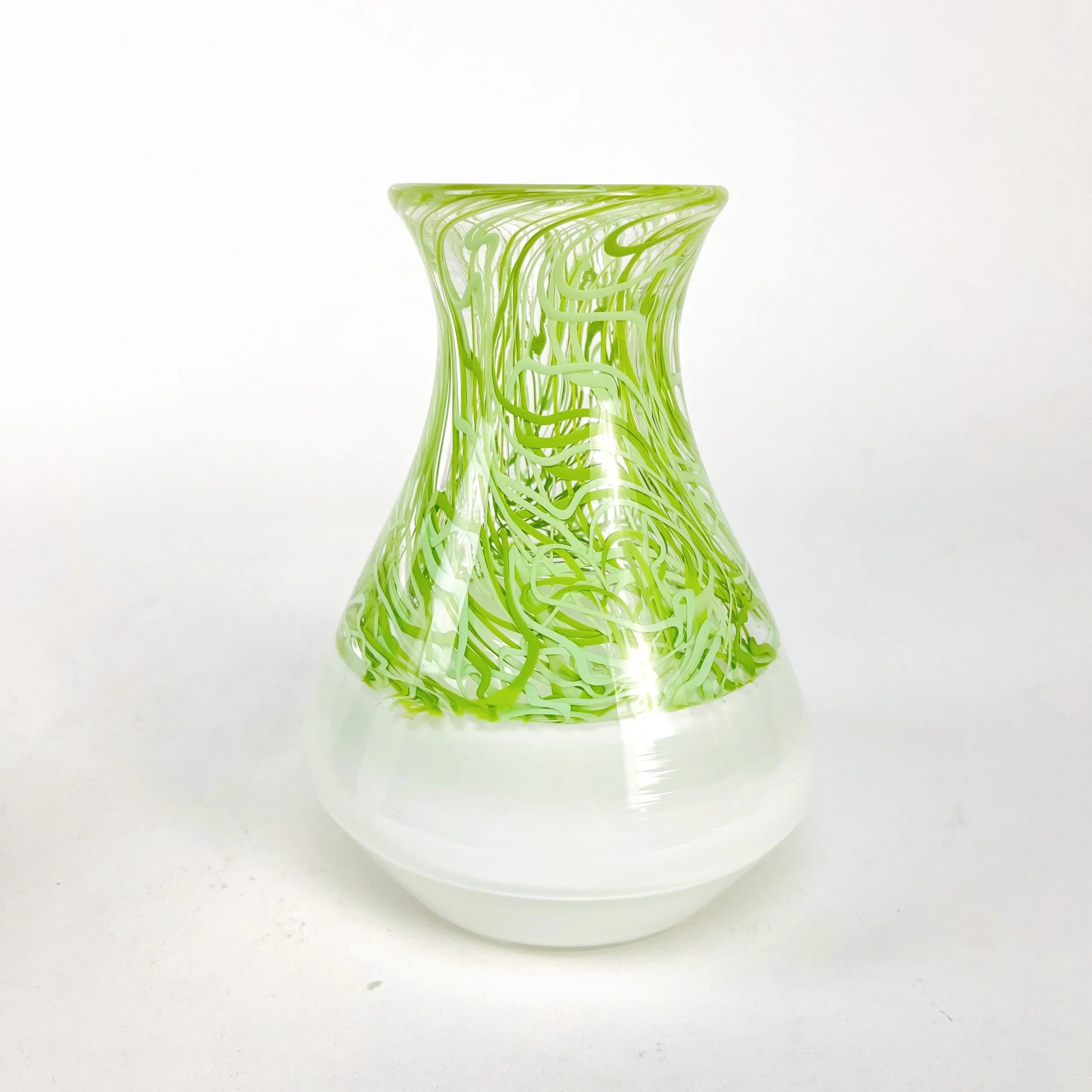 Green Cane Vase by Paige Browning
