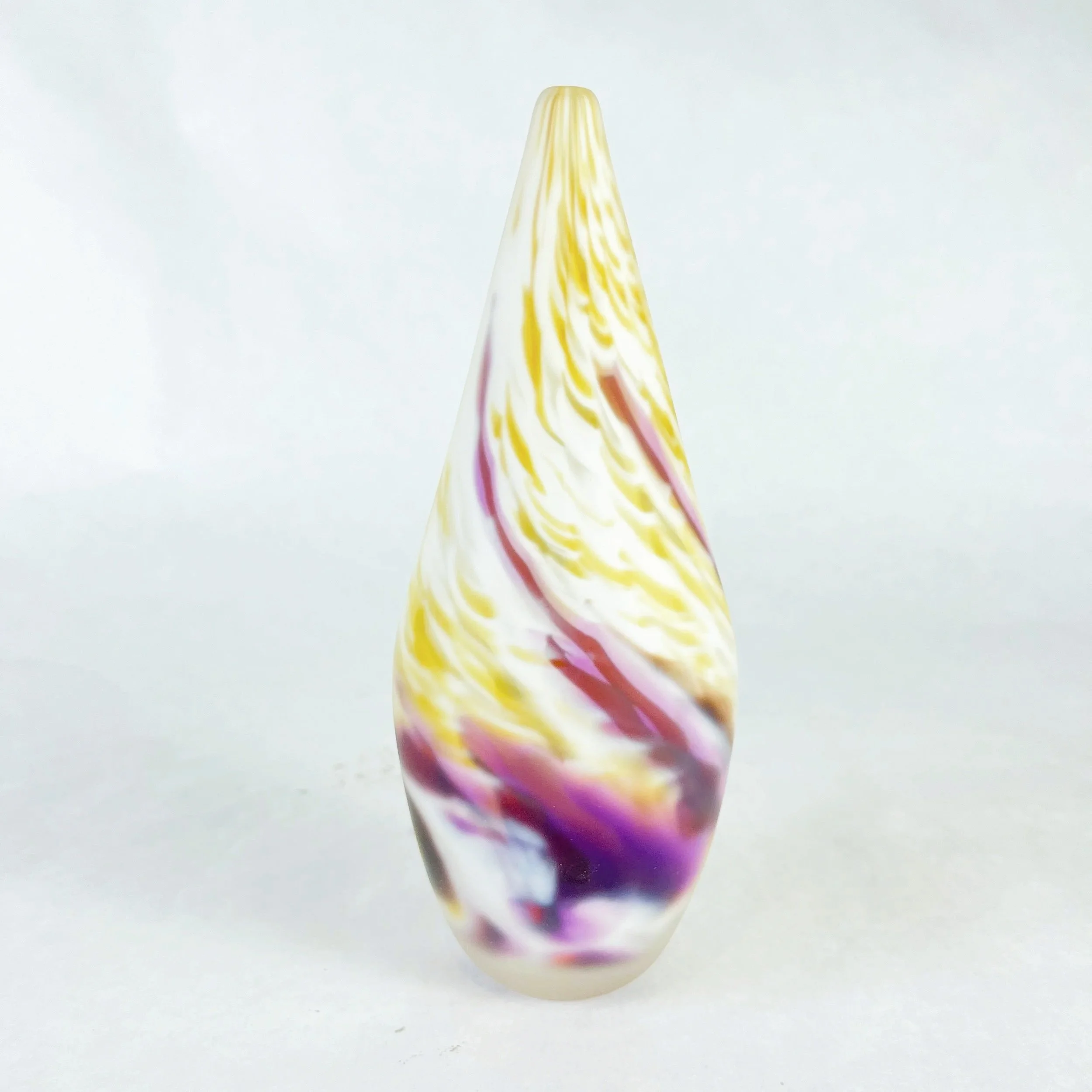 Matte Feather Vase by Paige Browning
