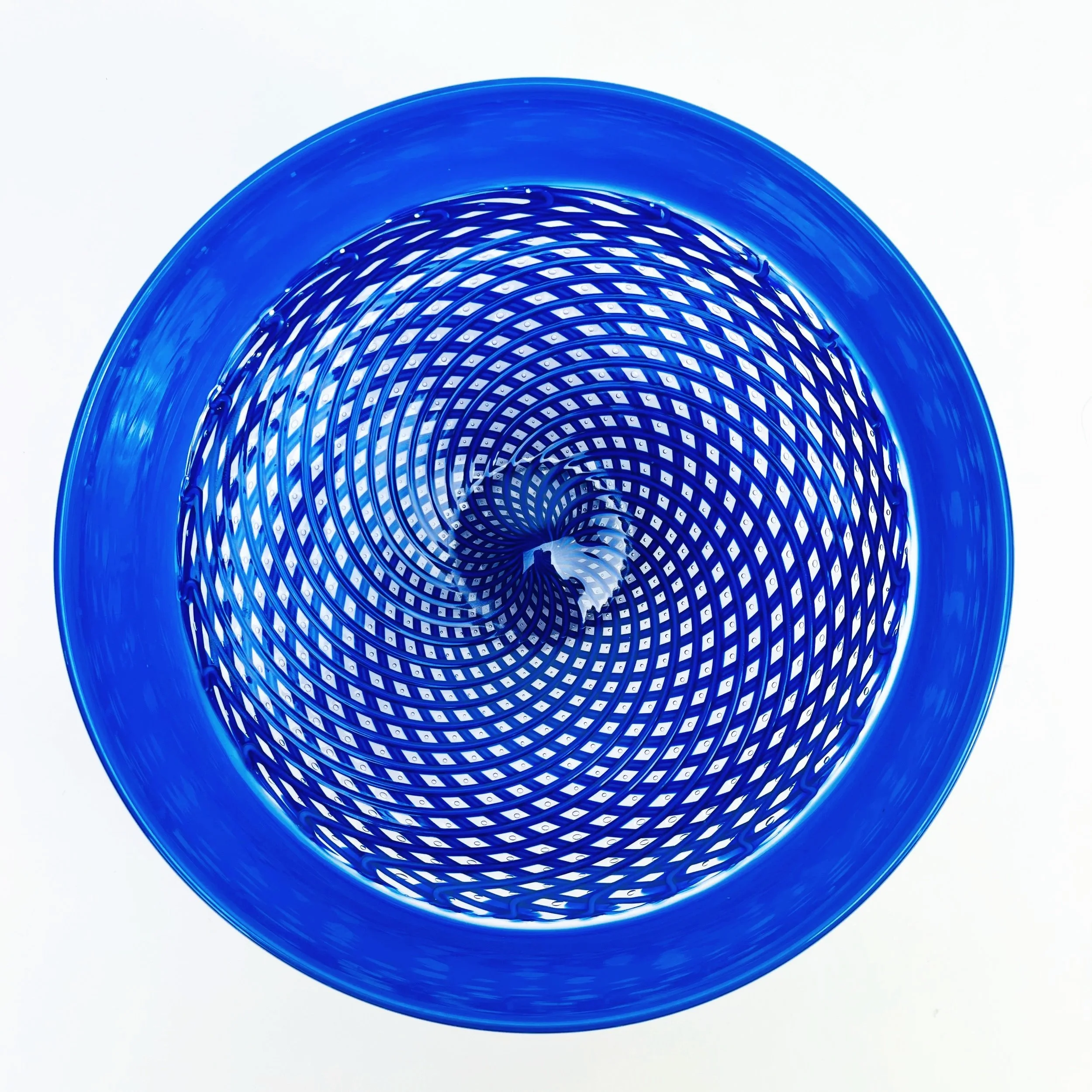 Small Indigo Encalmo Reticello Bowl