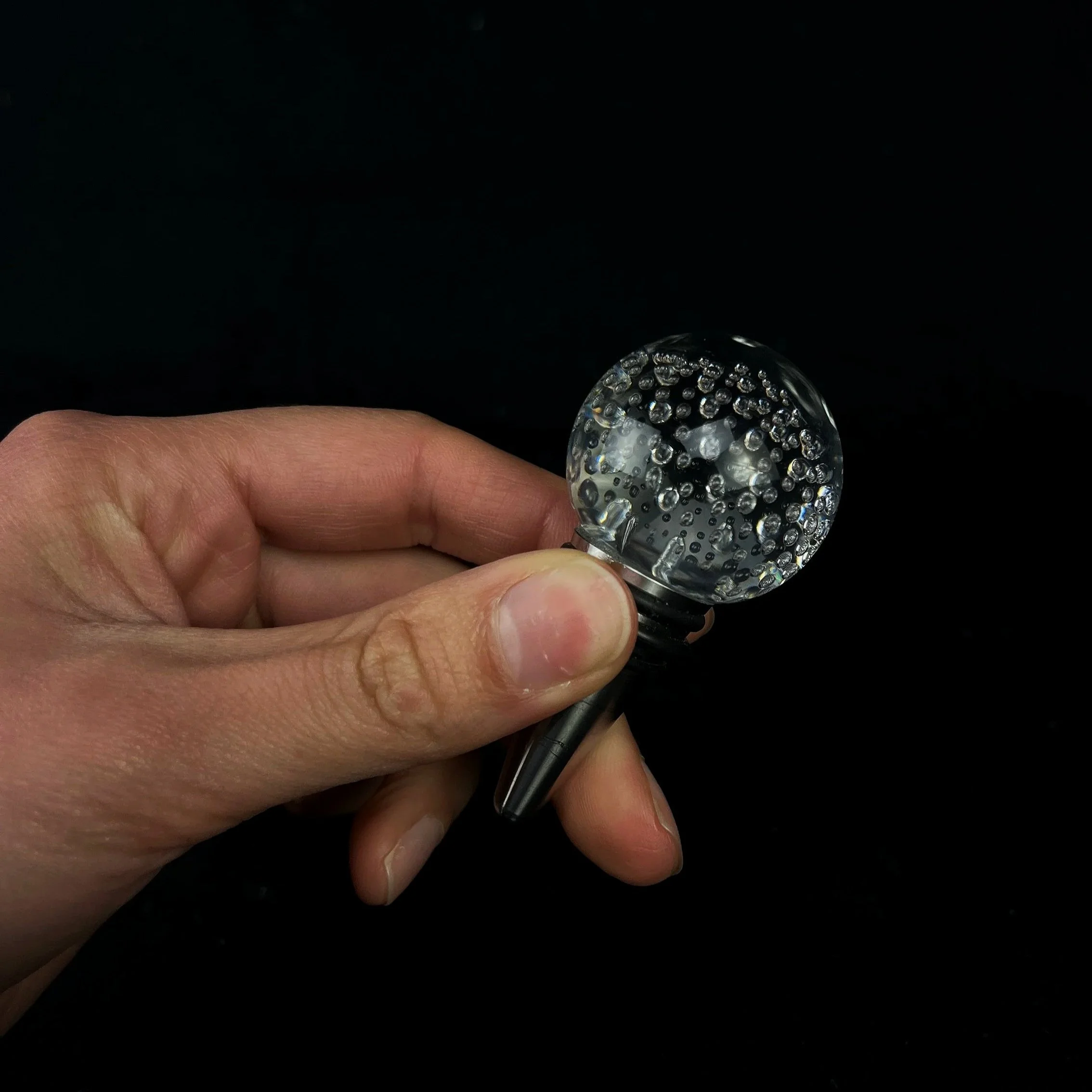 Clear Bubble Wine Stoppers by Greg Vriethoff