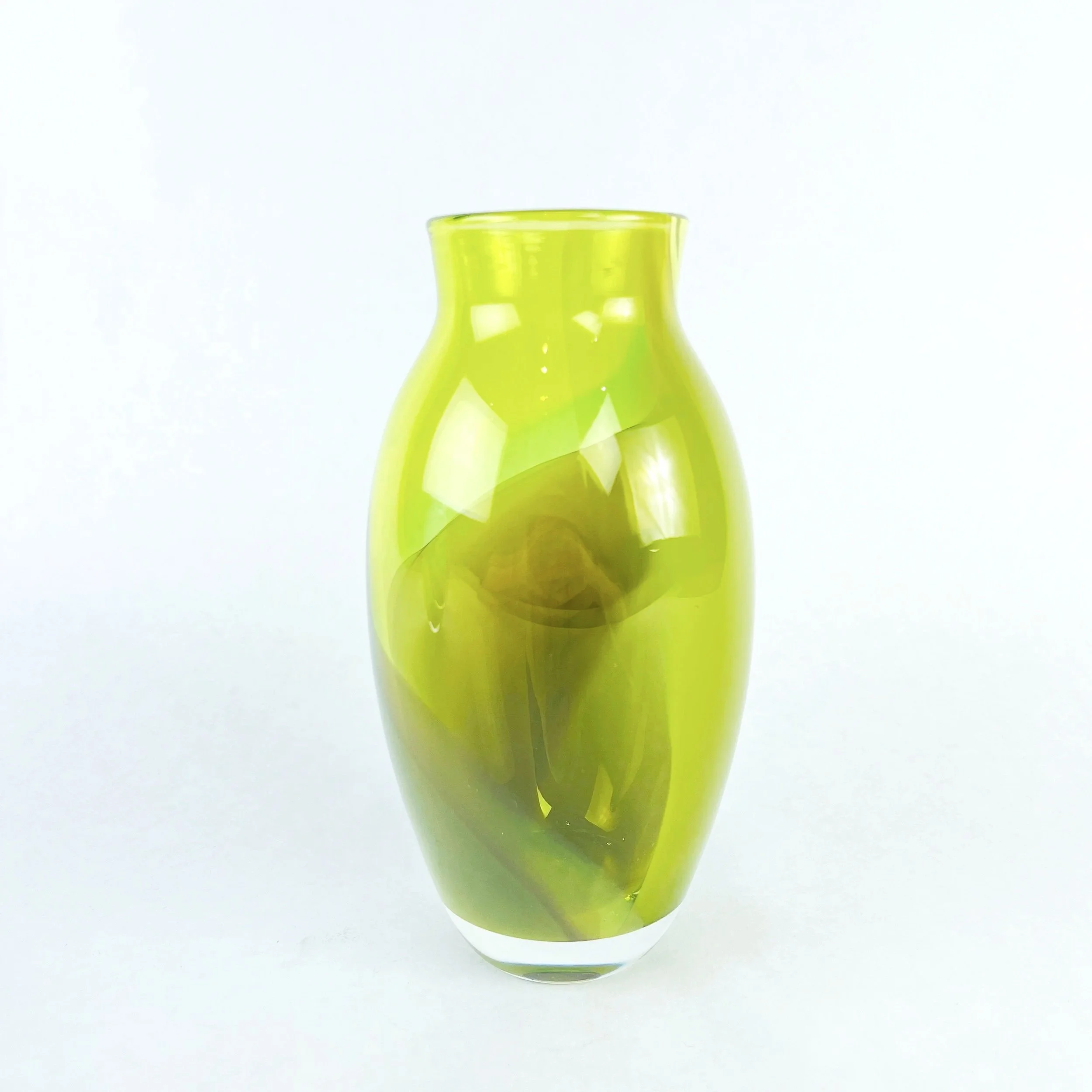 Geode Series: Bali Green Amphora Vase