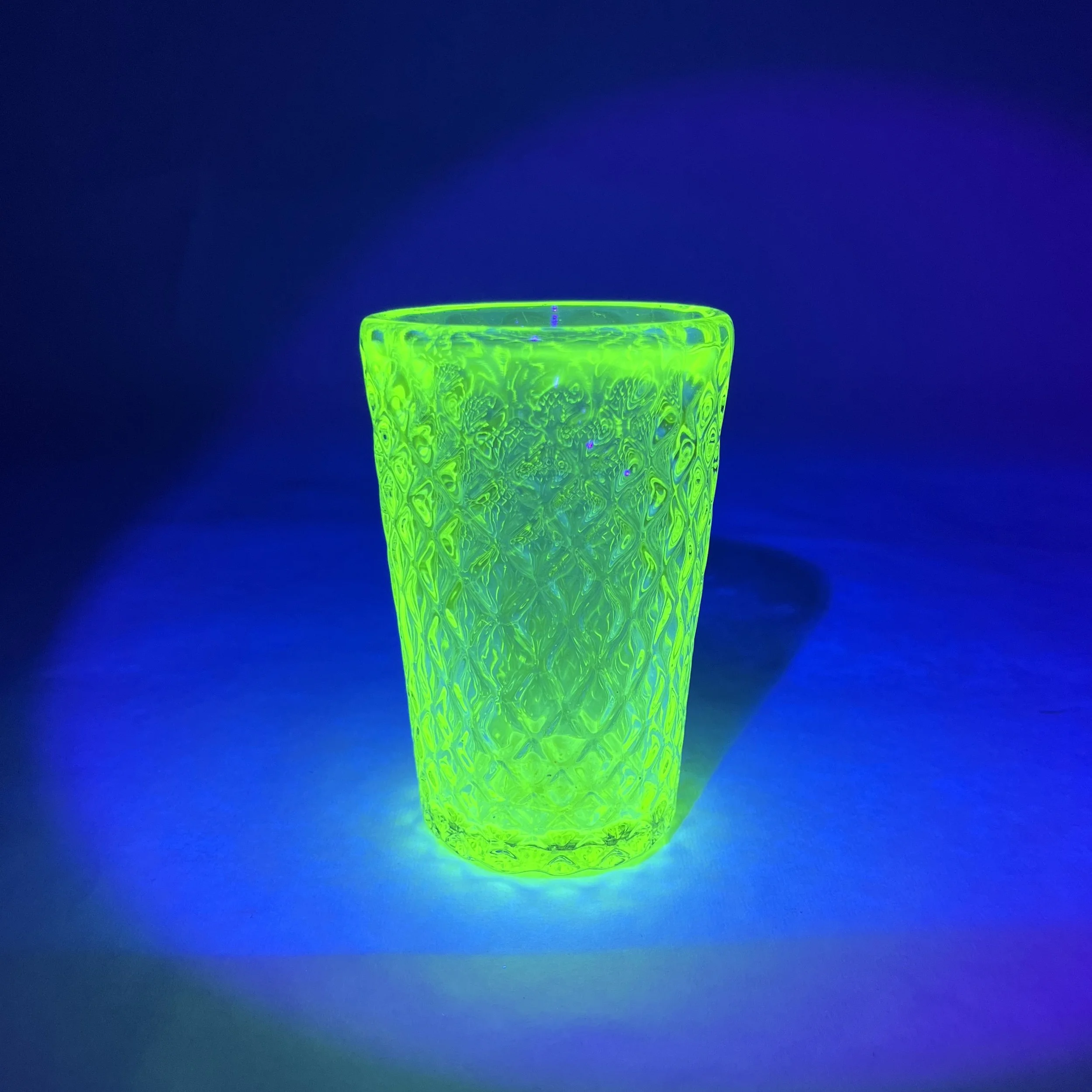 Uranium Shortened Pint Glass by Cristian Maldonado