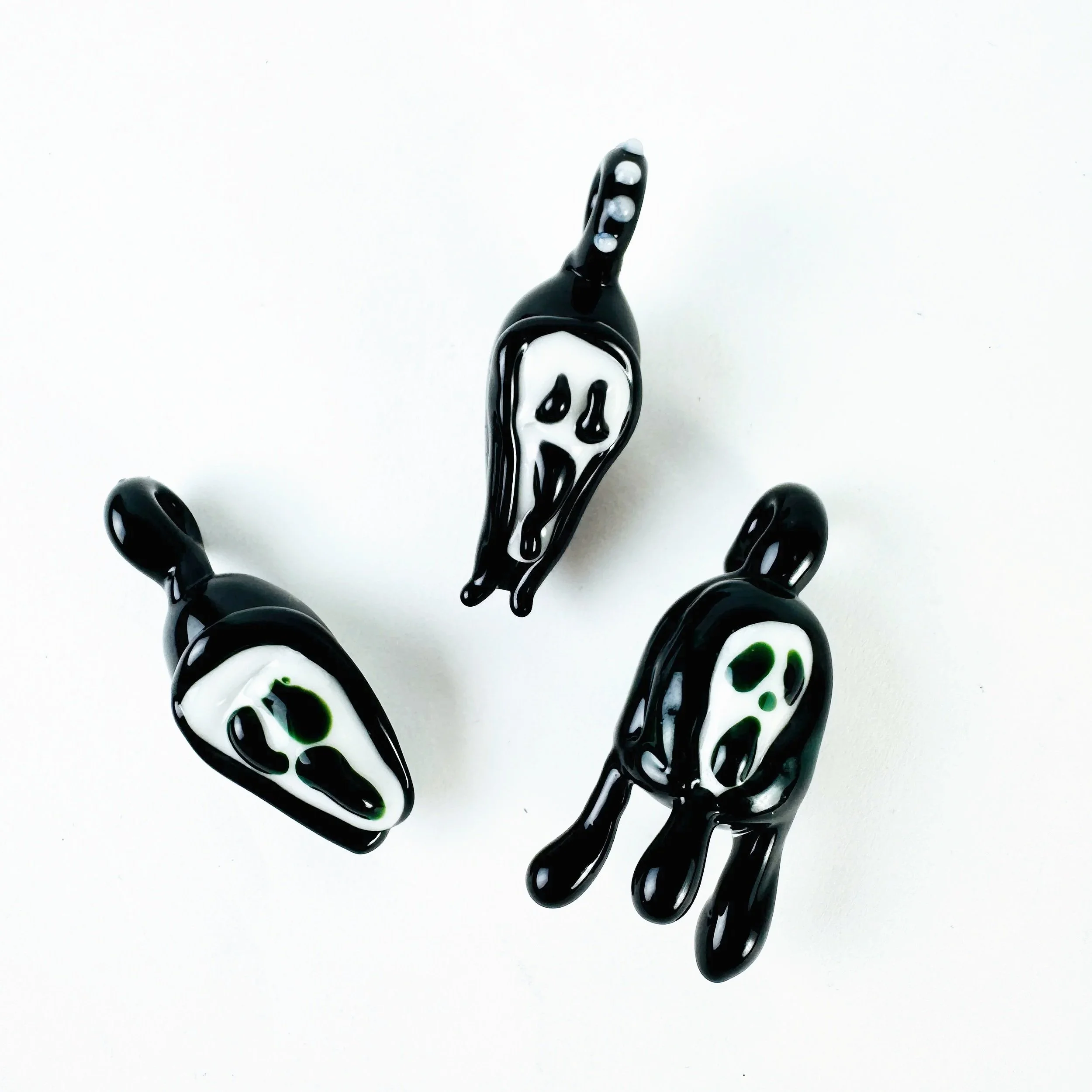 Ghost Face Pendants by Blaine Rhea