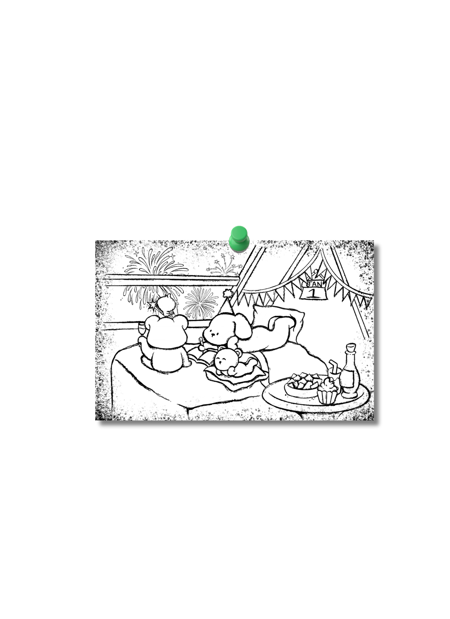 Celebration Coloring Card