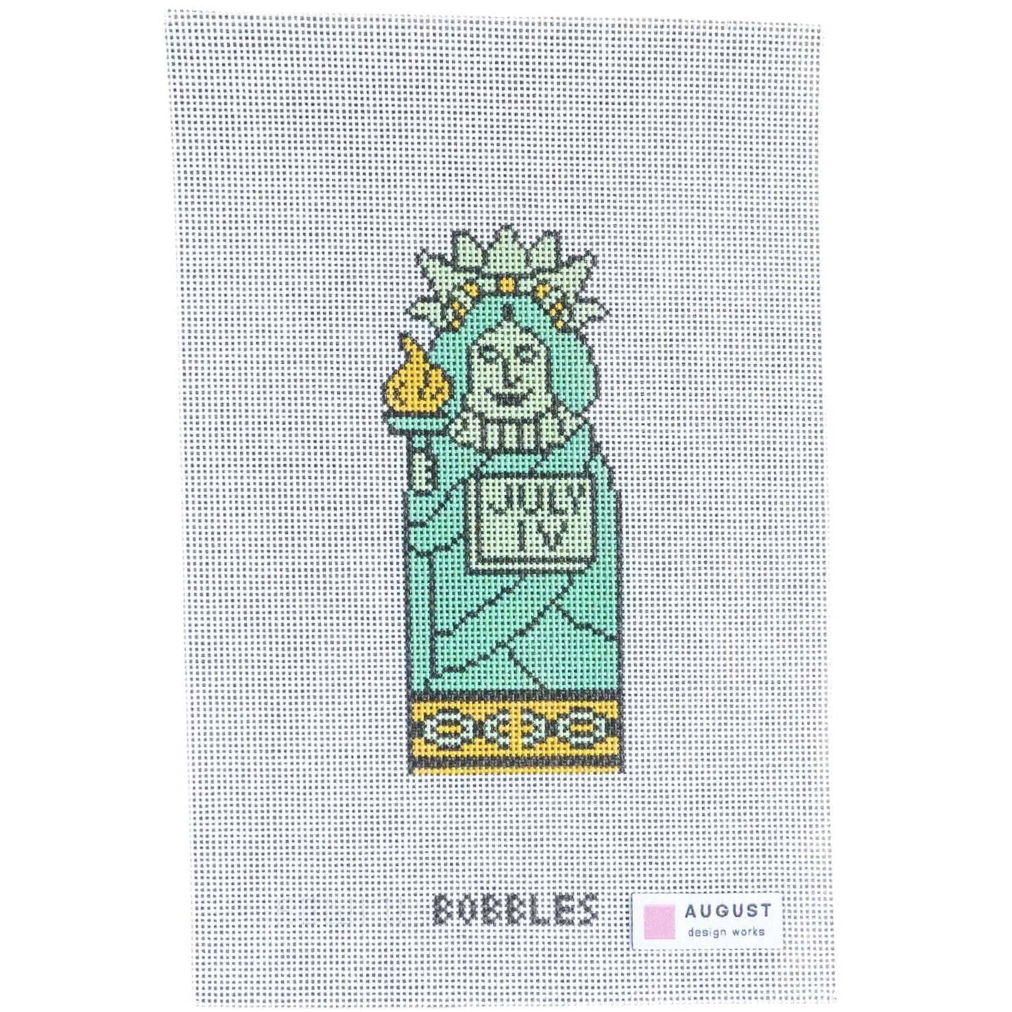 Statue of Liberty Bobble - Needlepoint Canvas