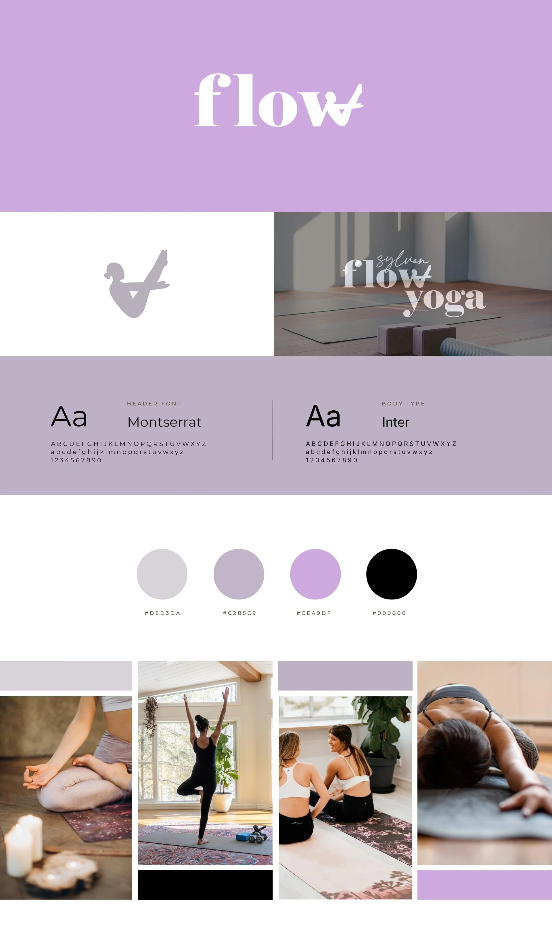 logo and branding for yoga studio canada