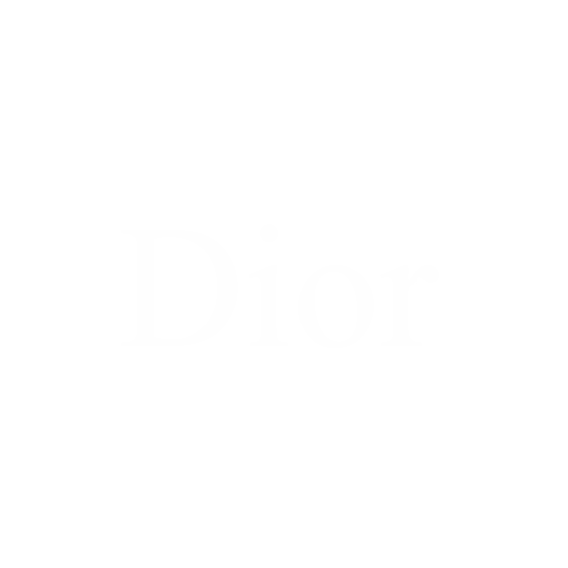 Dior Beauty white logo 