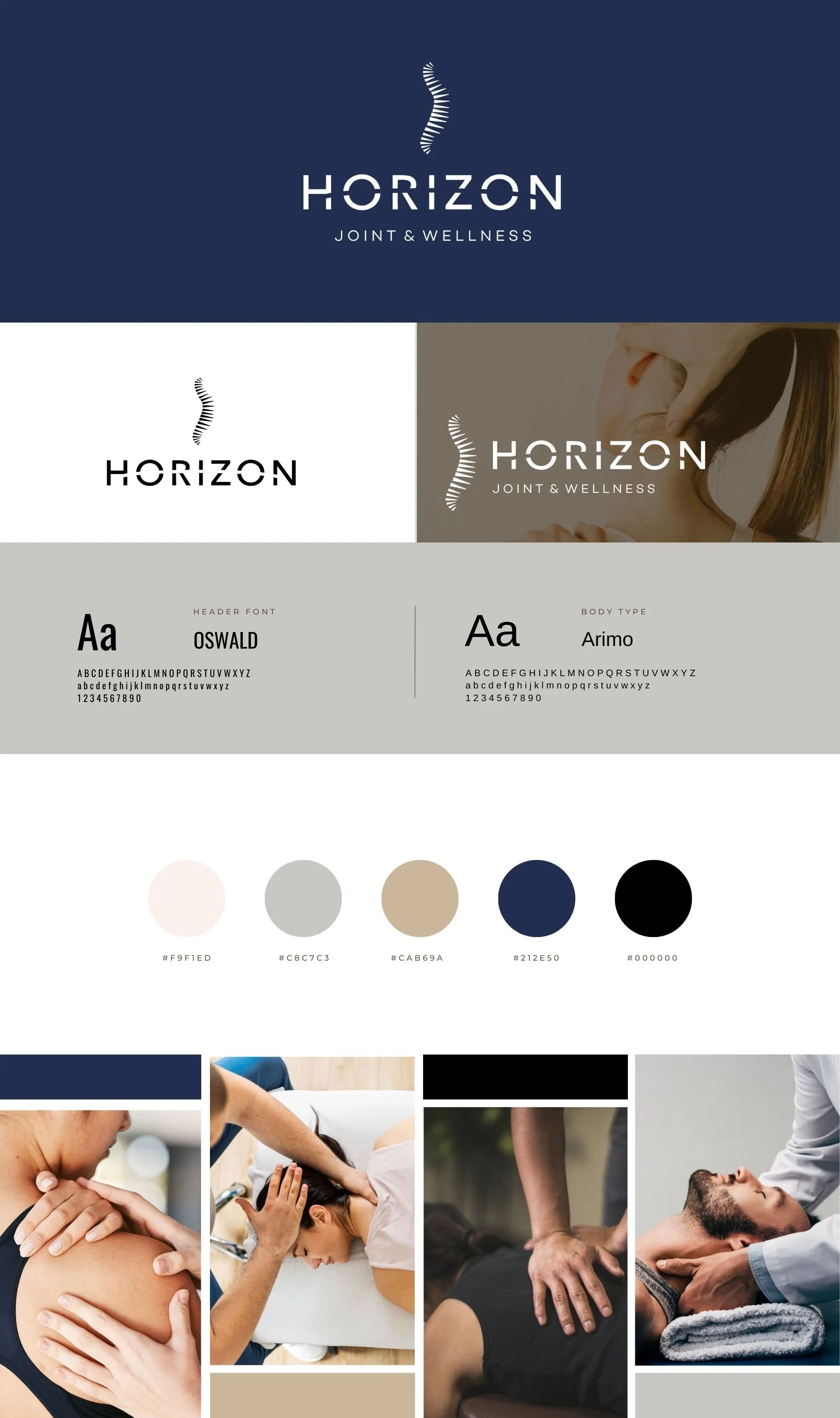 horizon joint and spine and wellness red deer branding