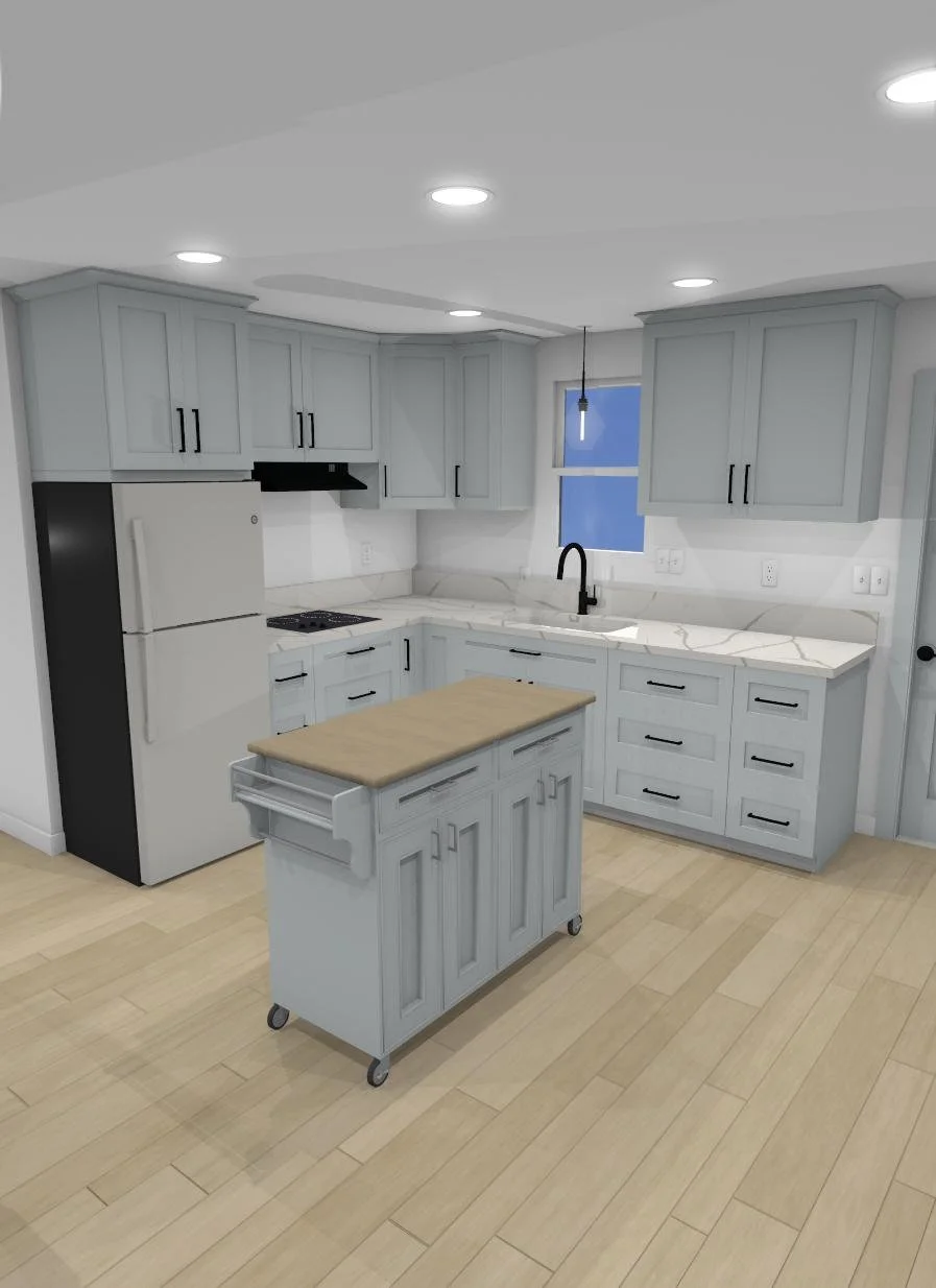 FV Studio ADU - Livingroom to Kitchen