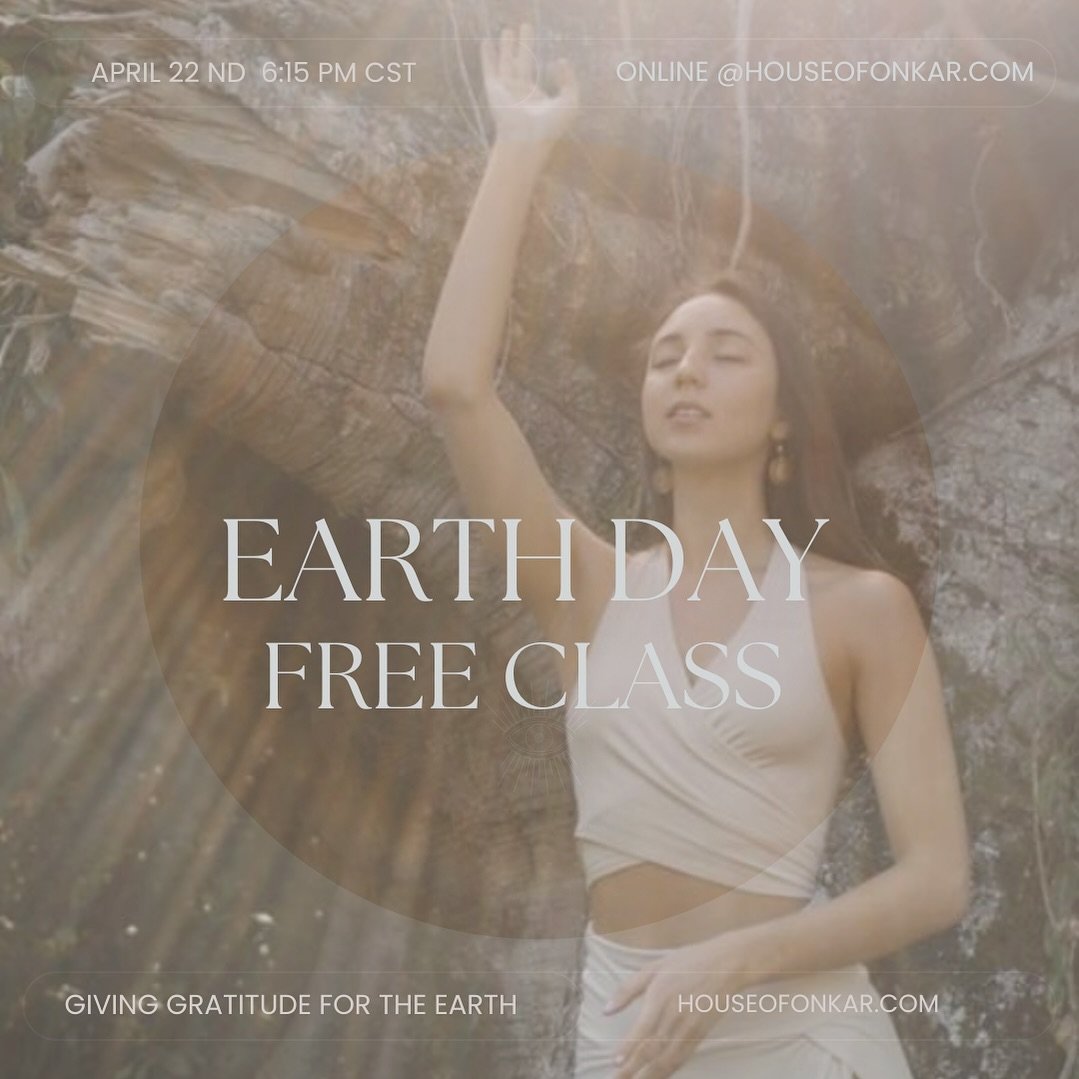 Join me next Monday night for a free class @houseofonkar 
DM me and I&rsquo;ll send you the sign up link🤍
In celebration of earth day.🌎 
Come and move, meditate and give gratitude your beautiful mother.

#kundaliniyoga #meditation #earthday #earthd