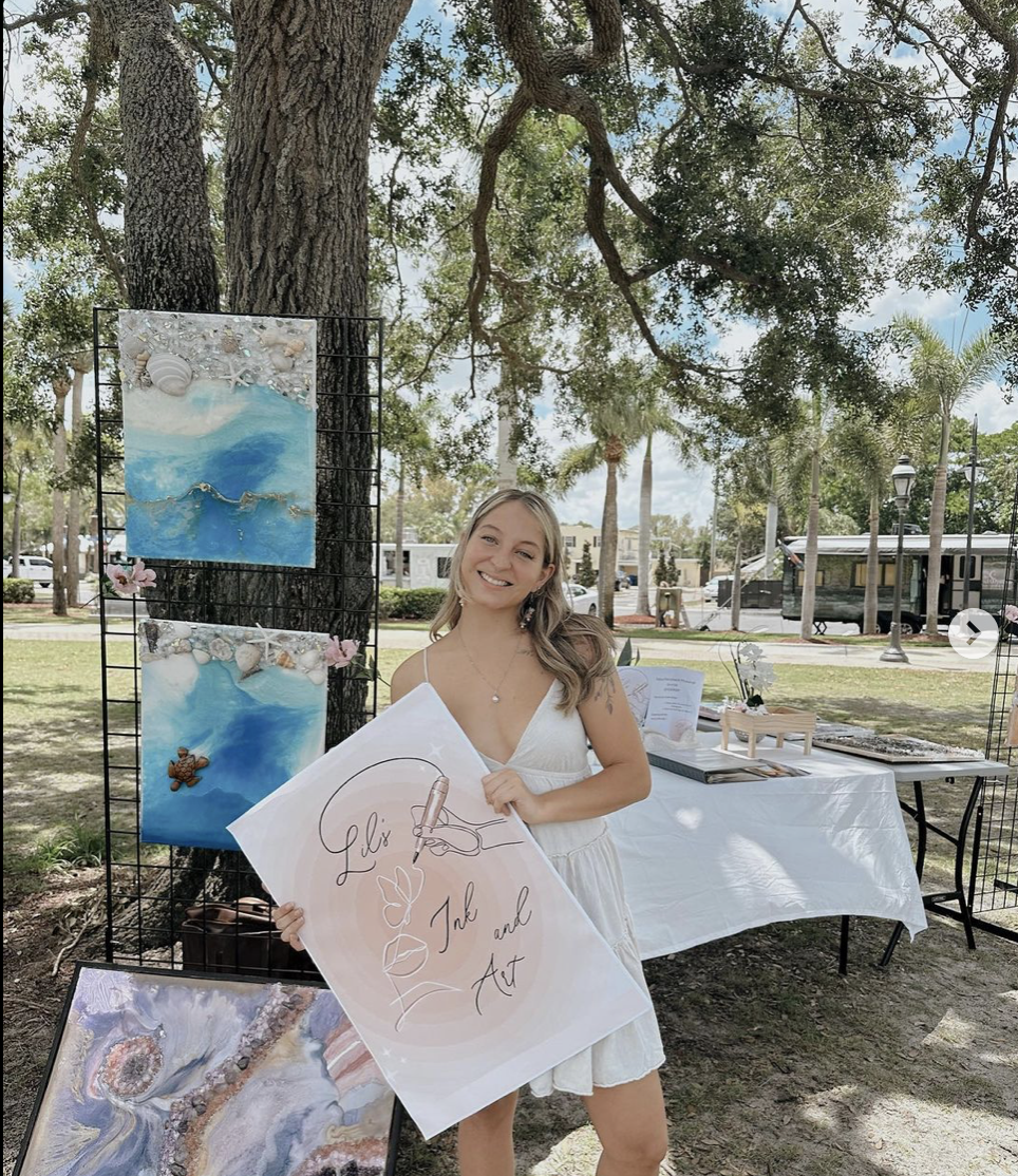 Lil's Ink and Art Shines at Wellness Wednesday: A Tale of Artistry and Connection