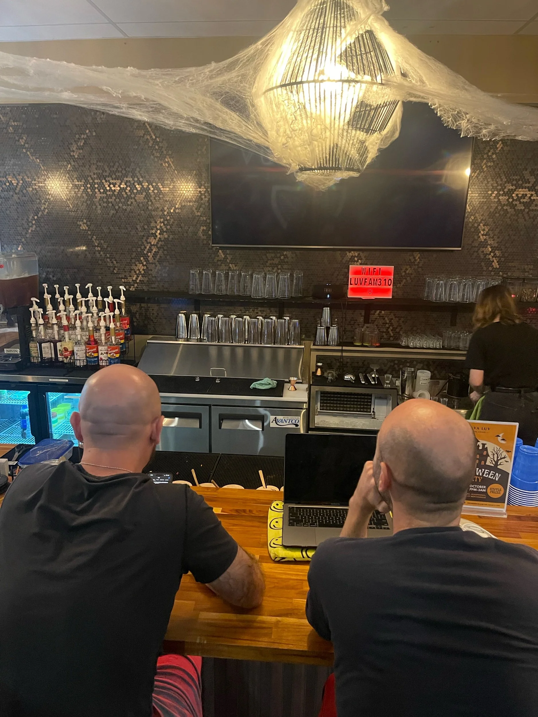 Welcoming robert Webber A.K.A FAke Mike to the Kava Luv family