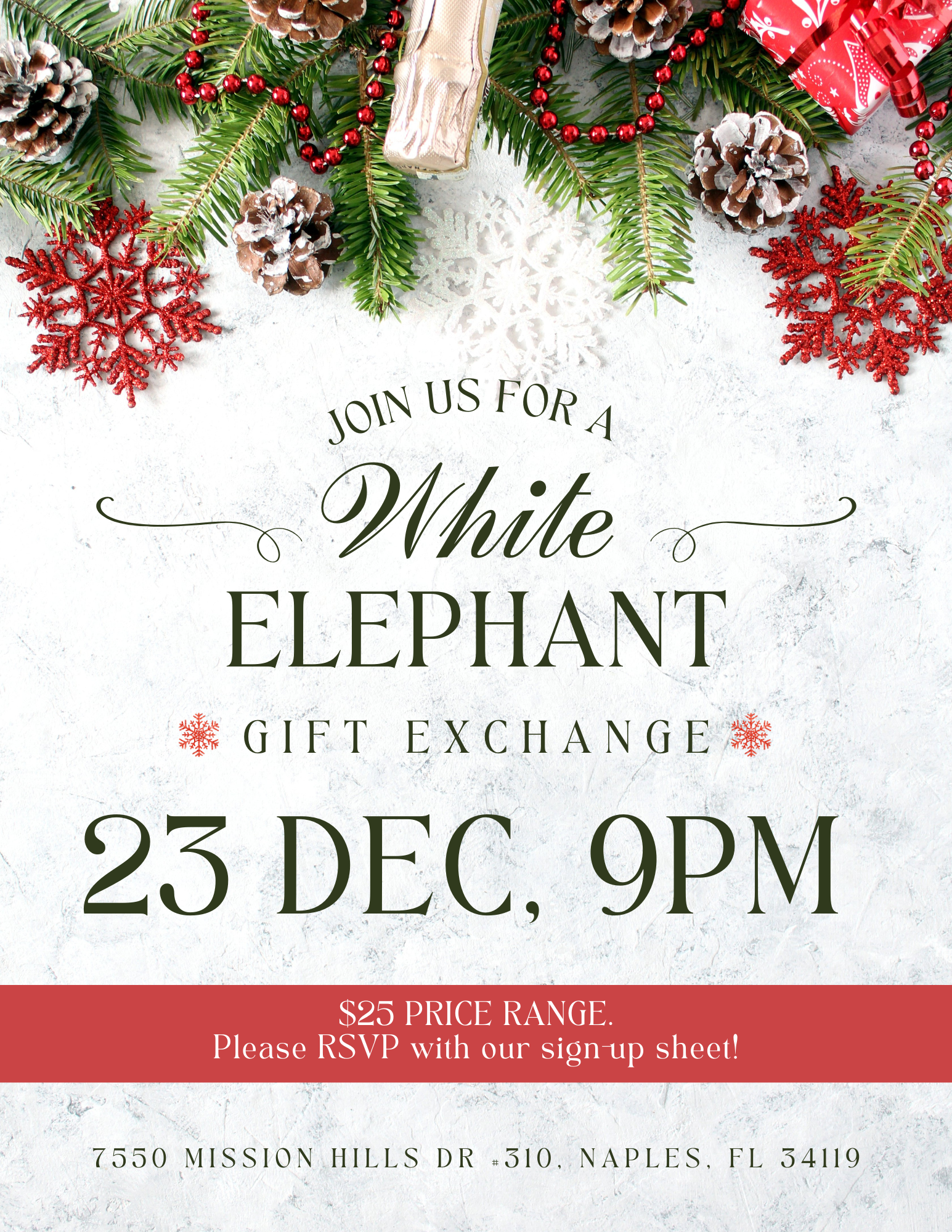 Unwrapping Joy: Kava Luv's White Elephant on Dec 23rd