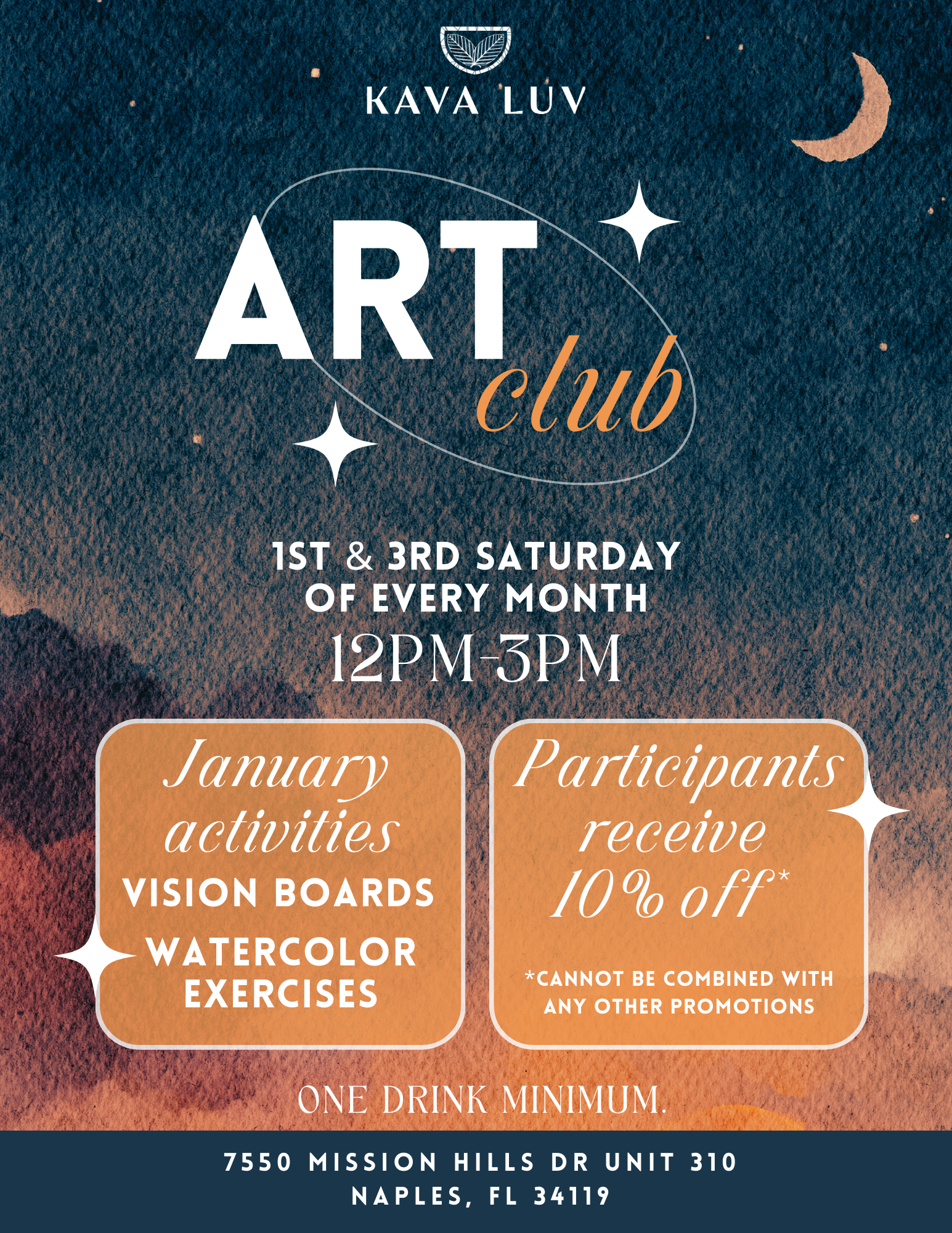 Unveiling the Canvas: Kava Luv Art Club's Ambitions for the Year Ahead