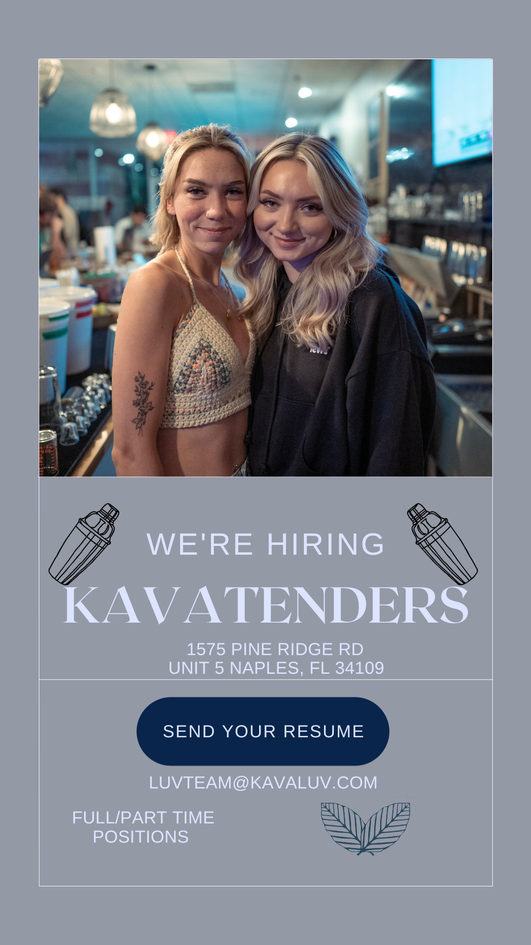 Join the Kava Luv Family: Our Second Location is Hiring!