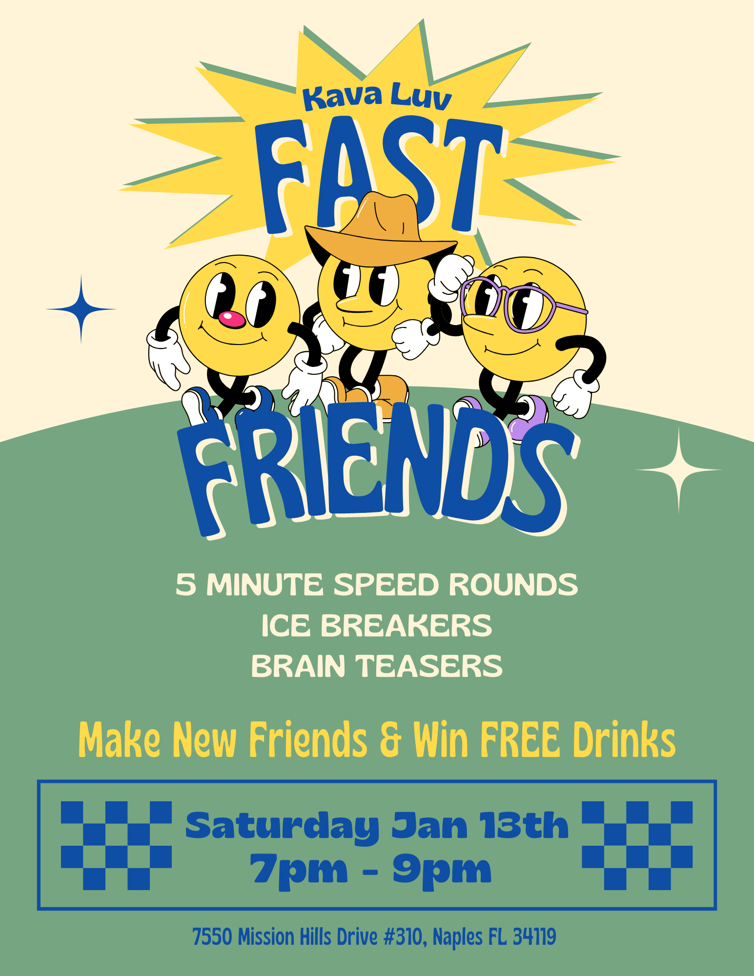 Fast Friends at Kava Luv: An Evening of Connection and Community