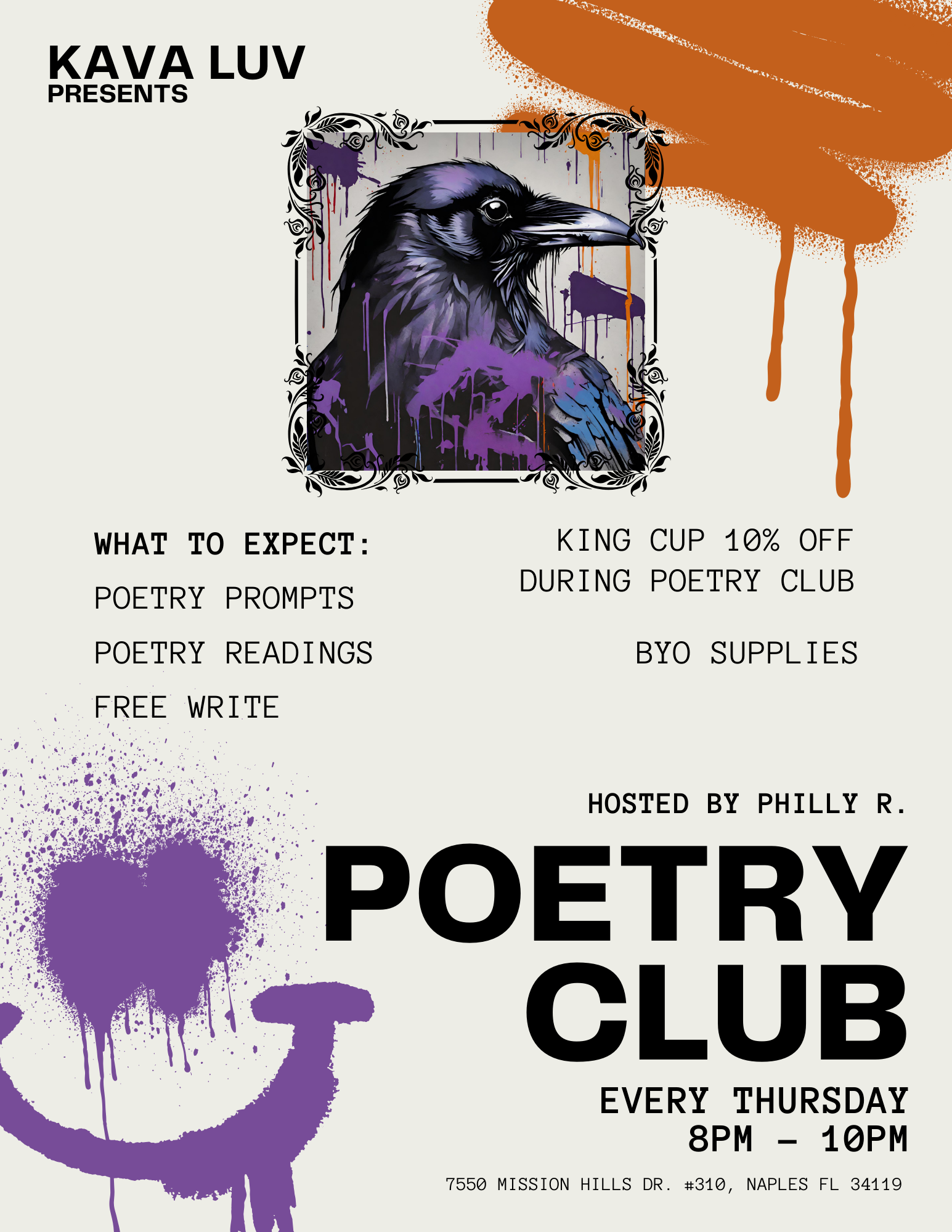 Verse and Vibes: Unveiling Kava Luv's Poetry Club and Future Literary Journey