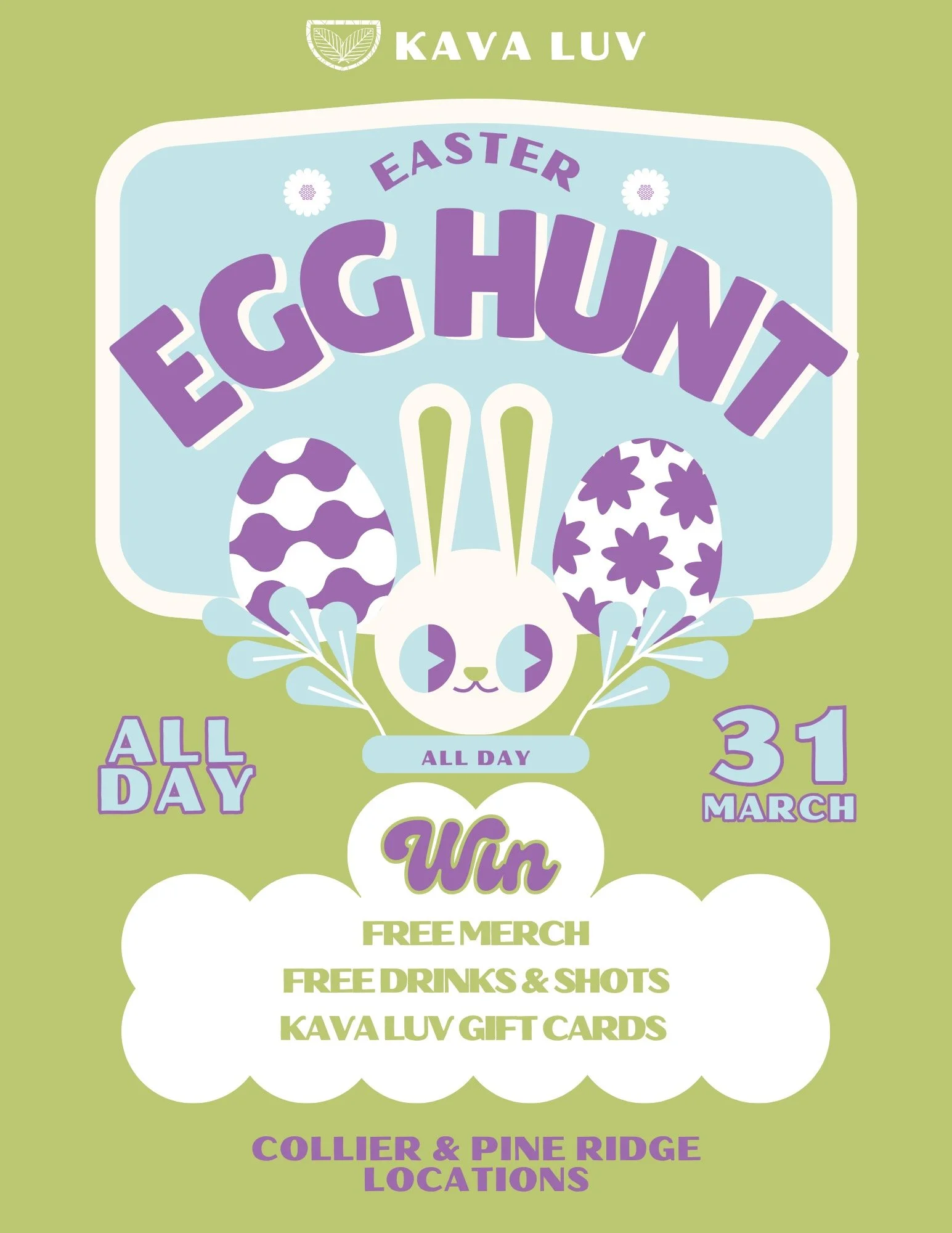 Hop into Fun: Kava Luv's Easter Egg Hunt Extravaganza!