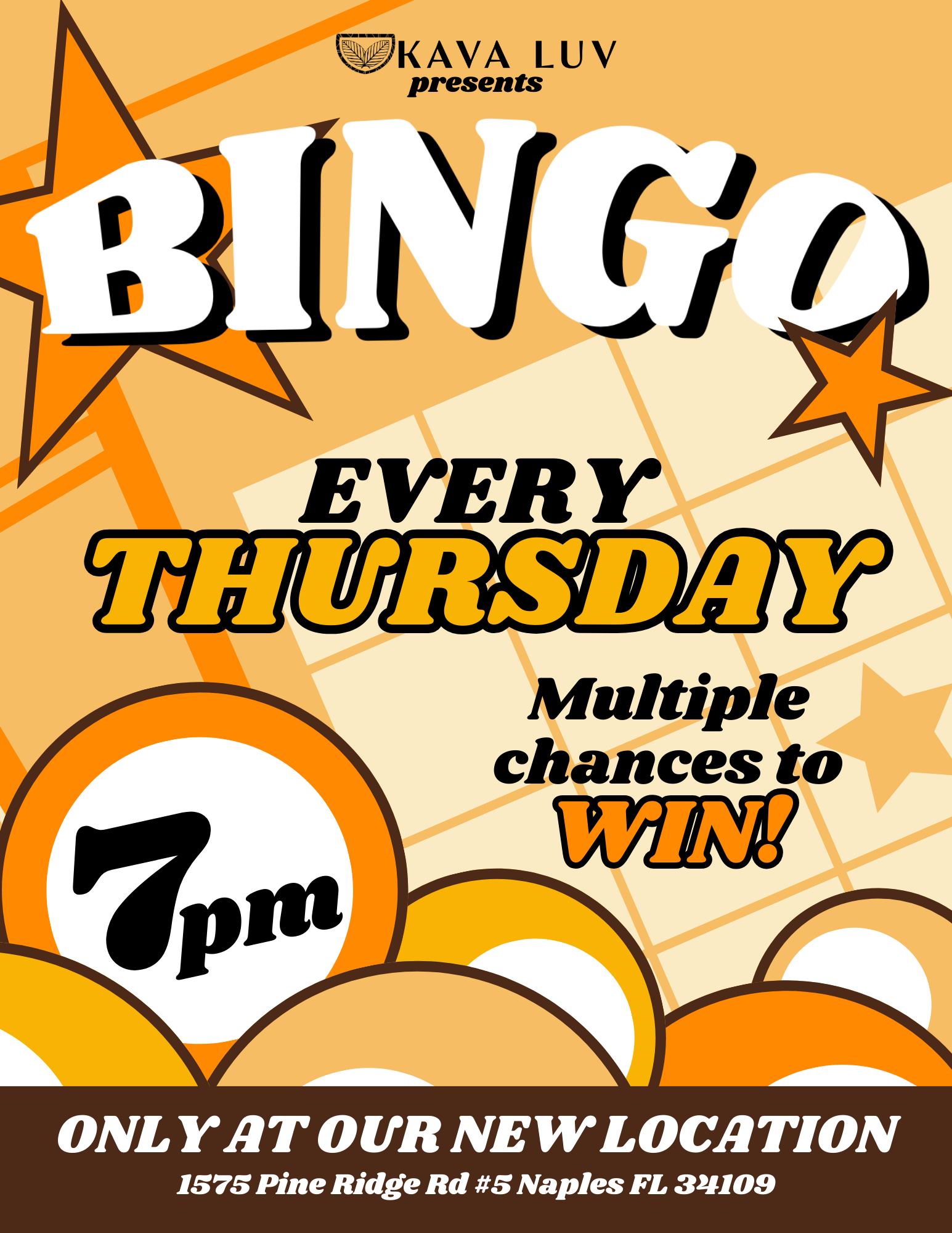 Get Ready for Bingo Night at Kava Luv's Second Location!
